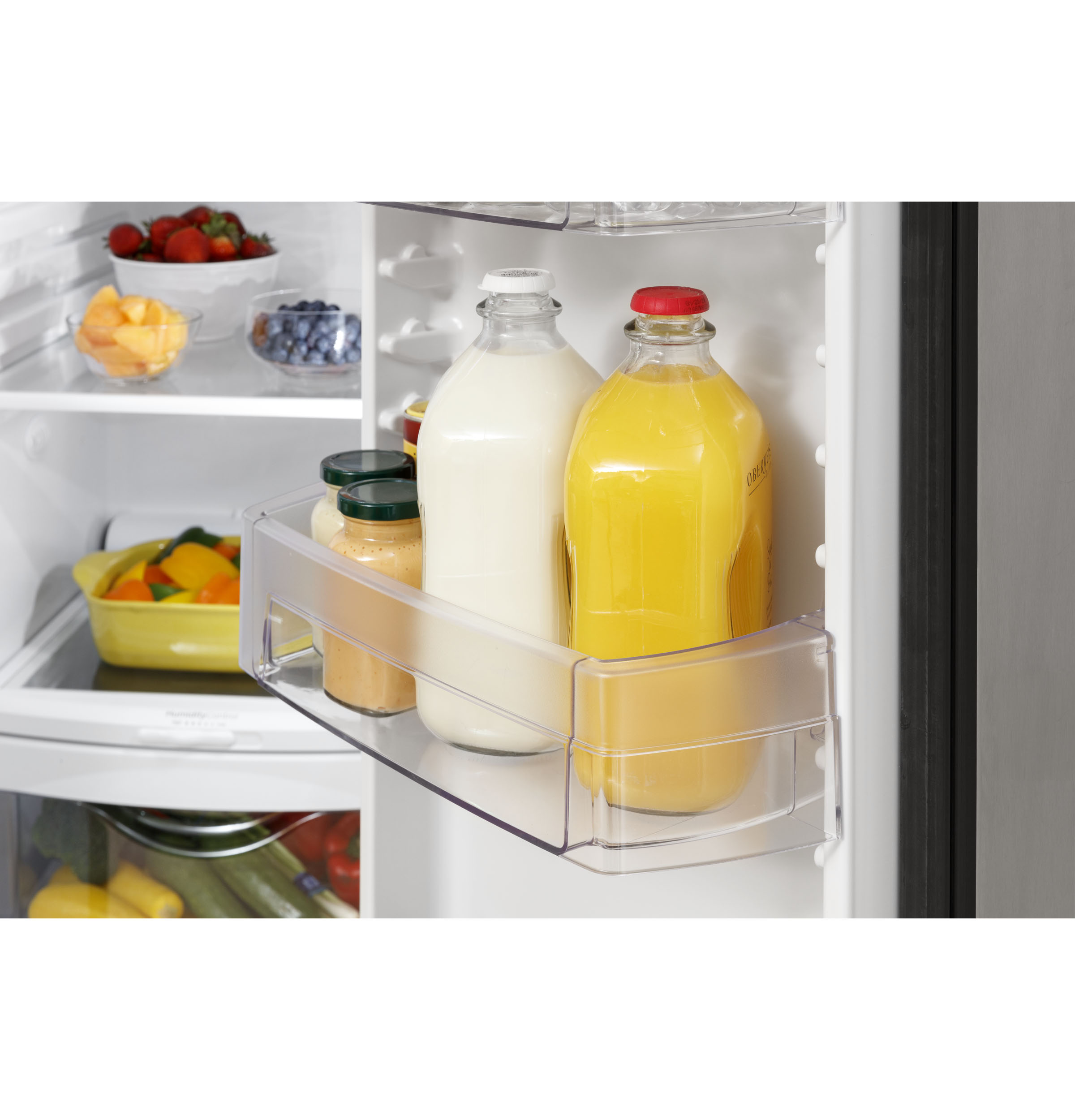 Model: GSS25GGPBB | GE GE® 25.3 Cu. Ft. Side-By-Side Refrigerator