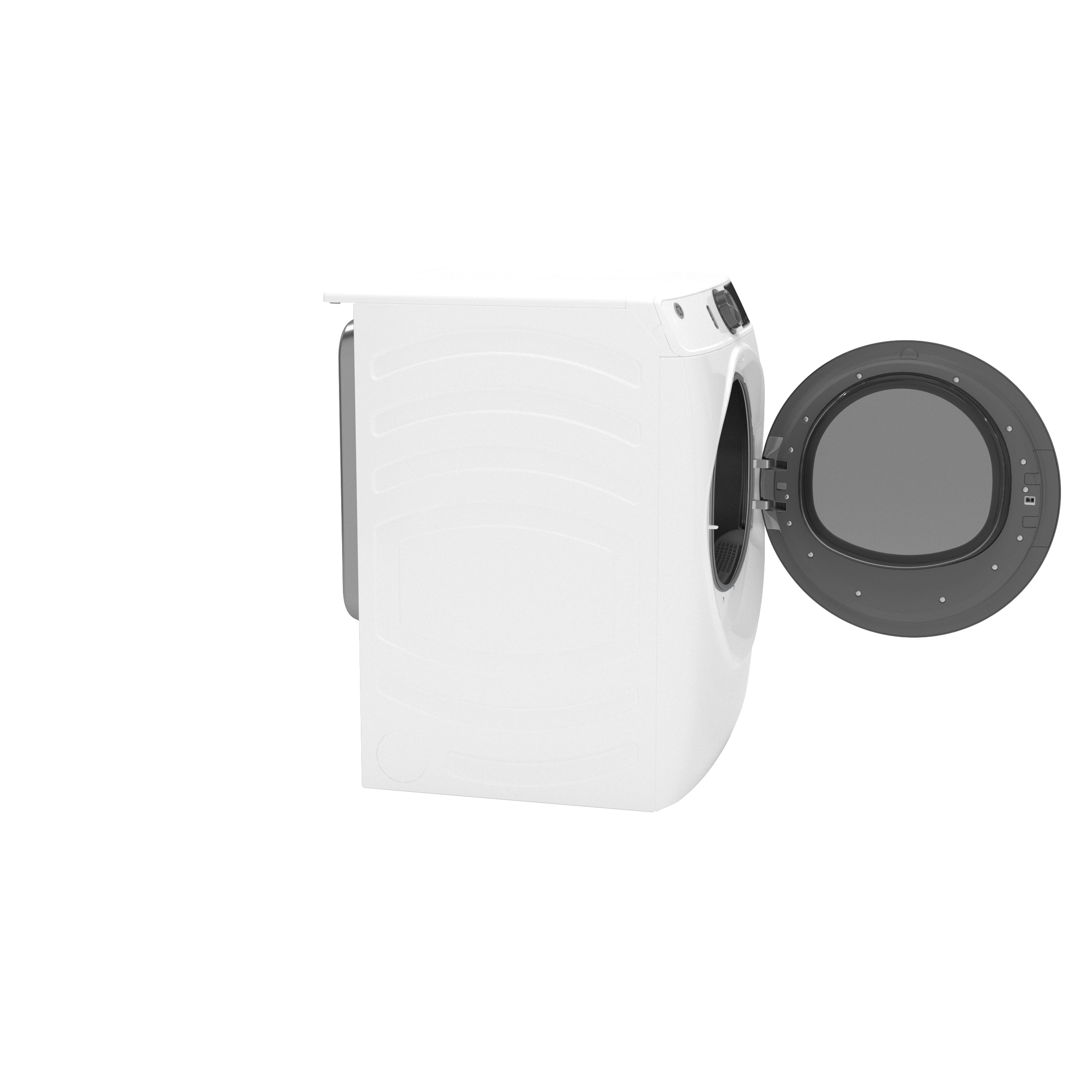 Model: GFD65GSSVWW-SD | GE GE® 7.8 cu. ft. Capacity Smart Front Load Gas Dryer with Steam and Sanitize Cycle