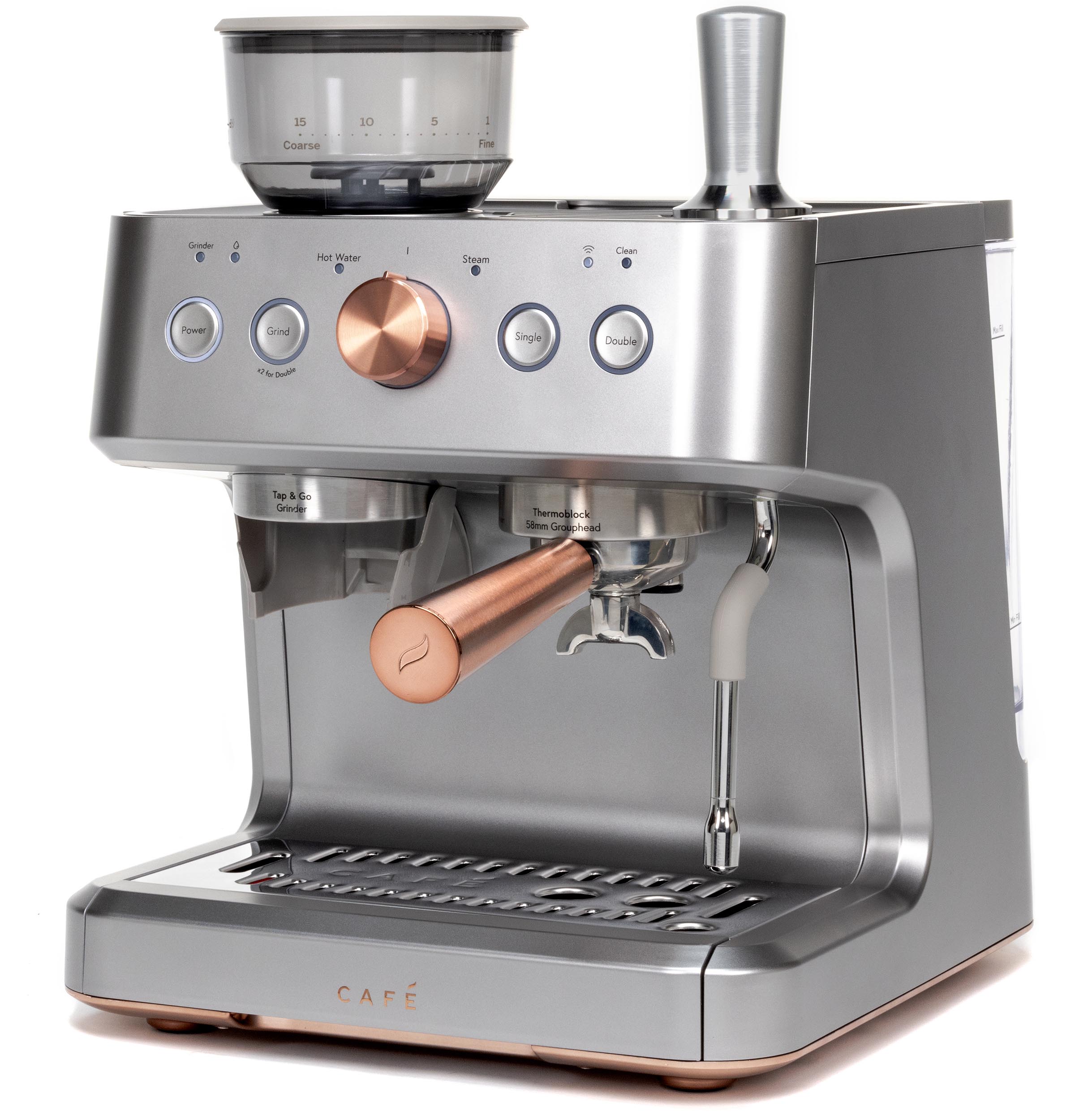 Model: C7CESAS2RS3 | Cafe Café™ BELLISSIMO Semi Automatic Espresso Machine + Frother