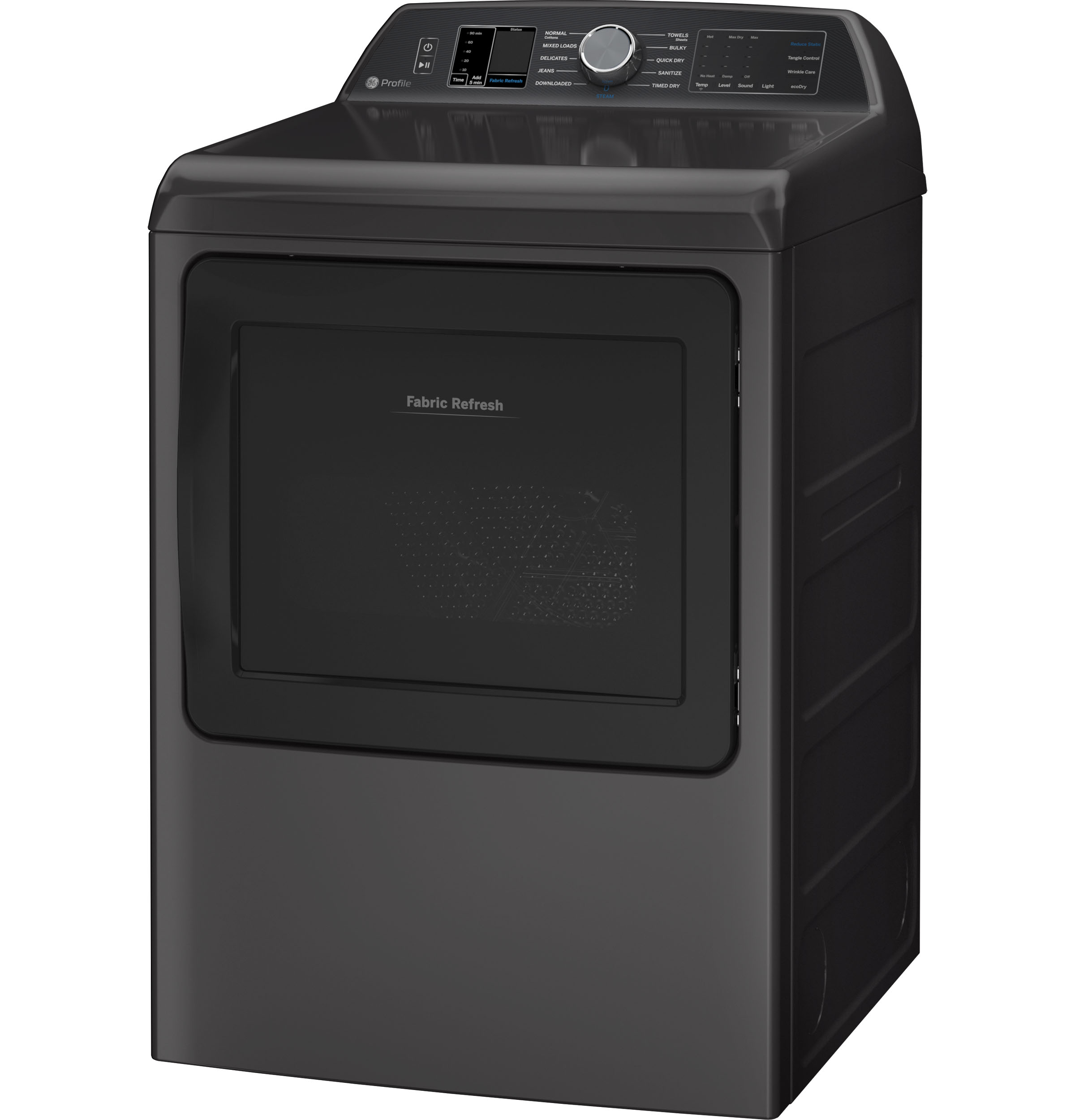 Model: PTD90GBPTDG | GE Profile GE Profile™ ENERGY STAR® 7.3 cu. ft. Capacity Smart Gas Dryer with Fabric Refresh