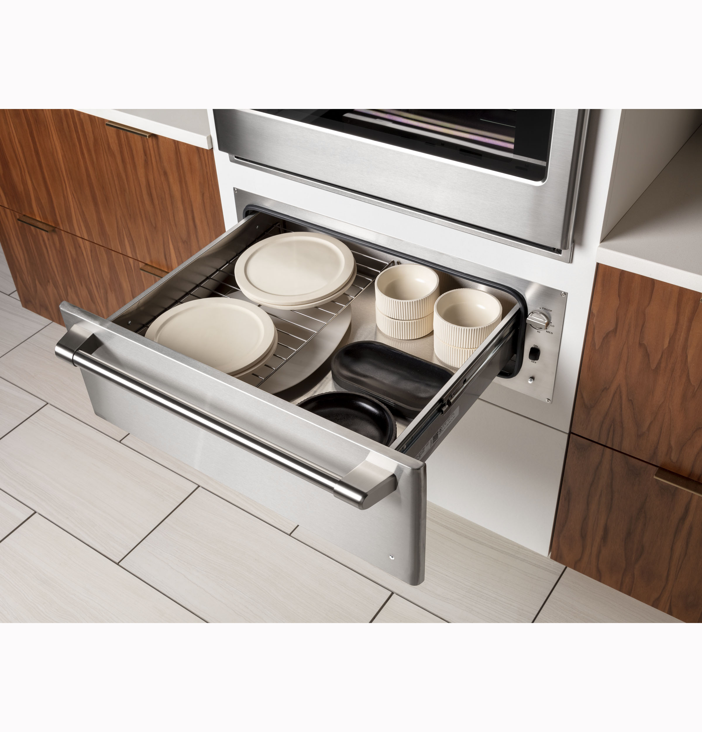 Model: CTW900P2PS1 | Cafe Café™ 30" Warming Drawer