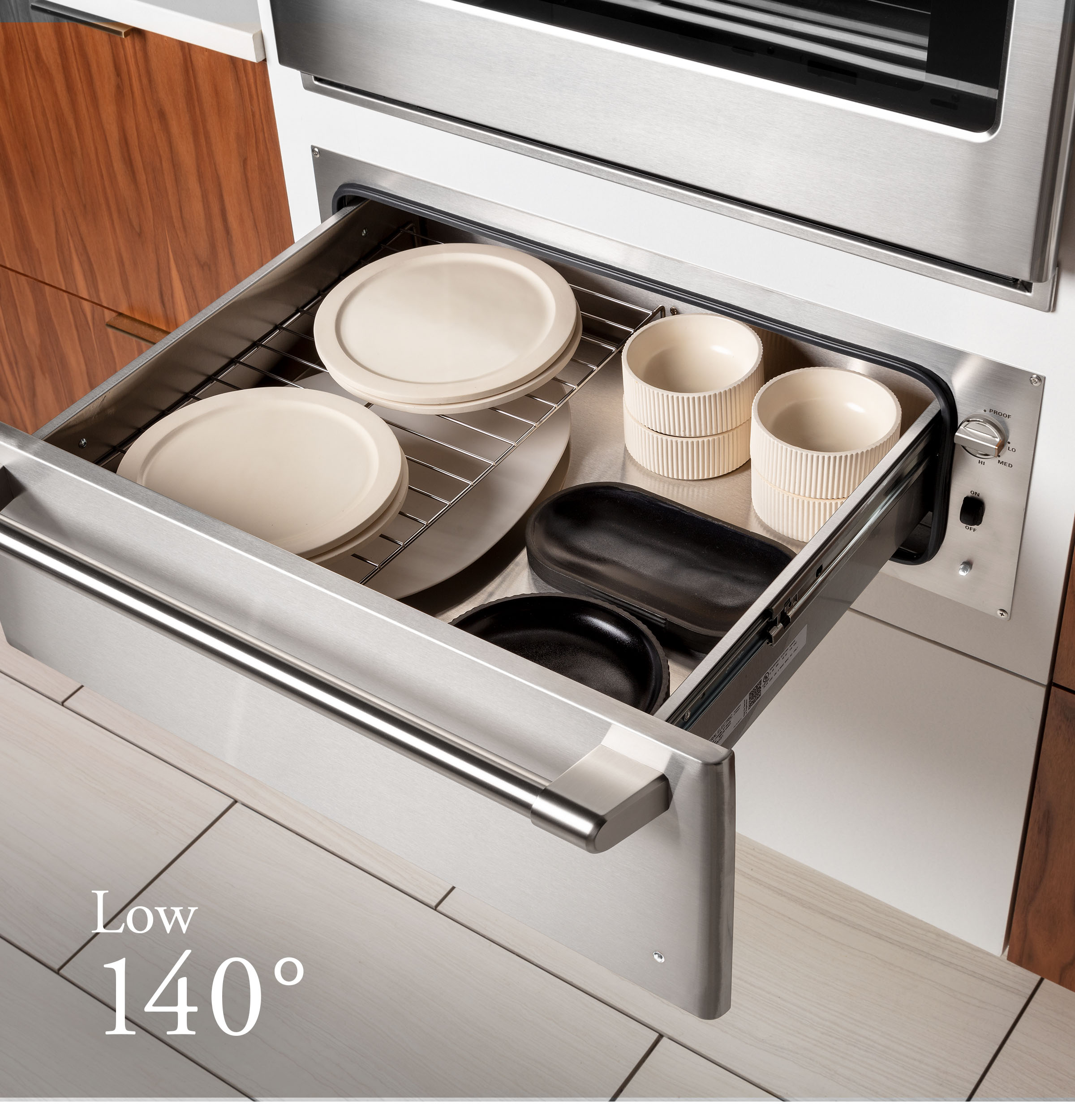Model: CTW900P2PS1 | Cafe Café™ 30" Warming Drawer