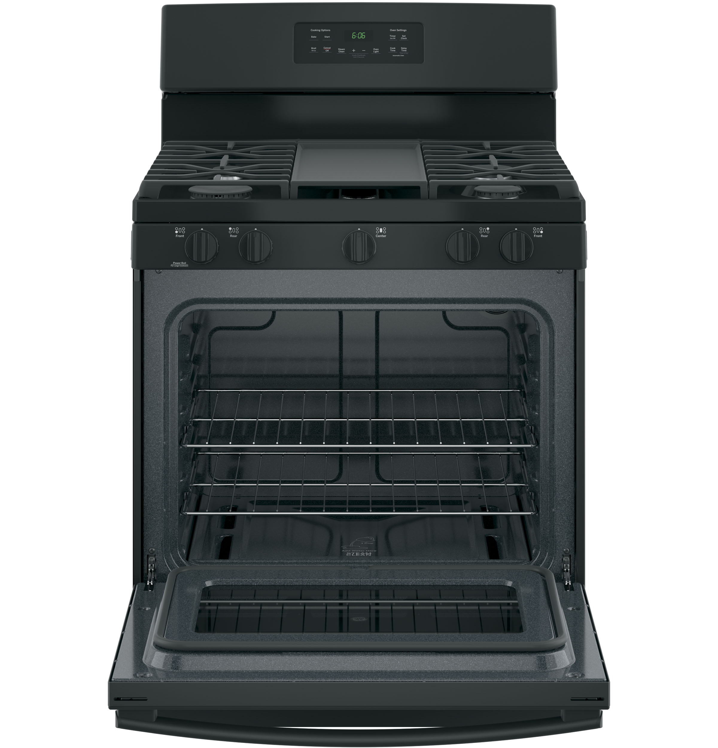 Model: JGBS66DEKBB | GE GE® 30" Free-Standing Gas Range