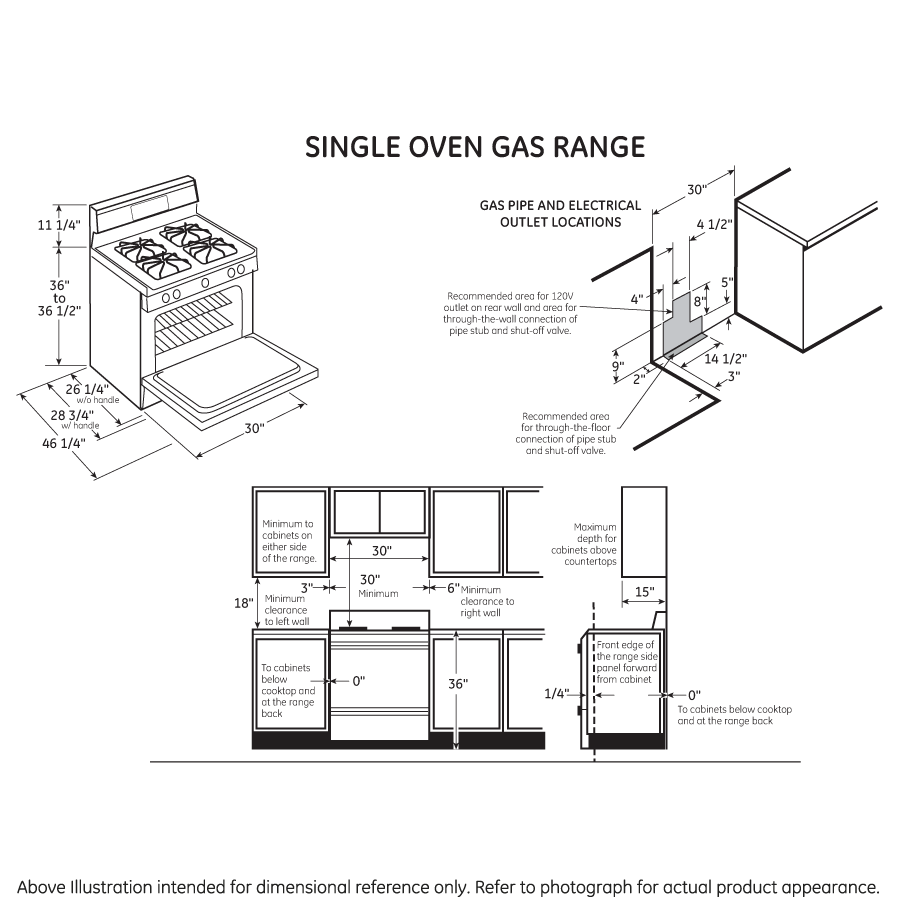 Model: JGBS66DEKBB | GE GE® 30" Free-Standing Gas Range