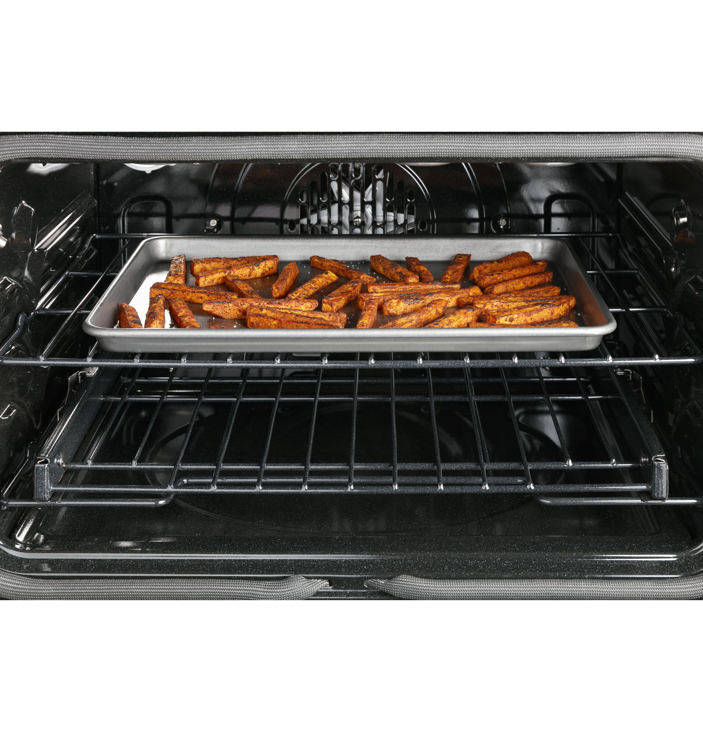 Model: CGS700P4MW2-CC | Cafe Café™ 30" Smart Slide-In, Front-Control, Gas Range with Convection Oven