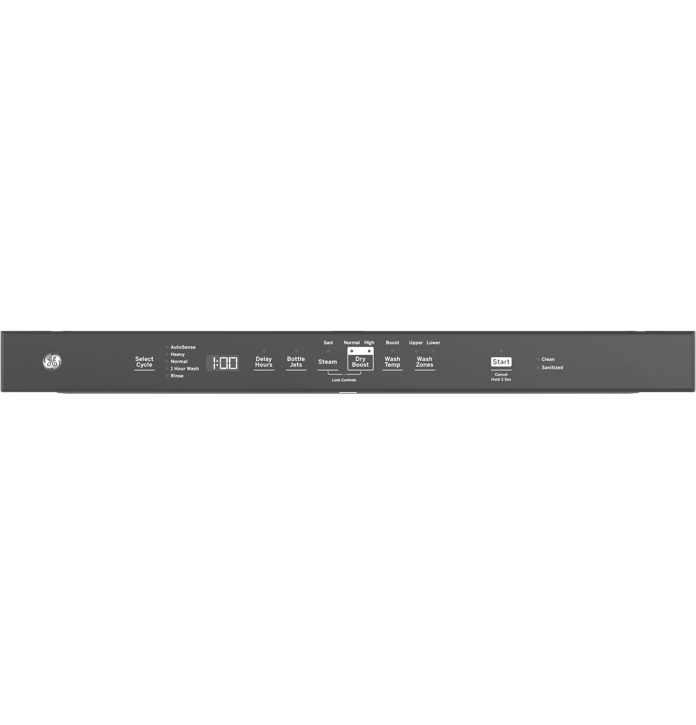 Model: GDT650SMVES | GE GE® ENERGY STAR® Fingerprint Resistant Top Control with Stainless Steel Interior Dishwasher with Sanitize Cycle