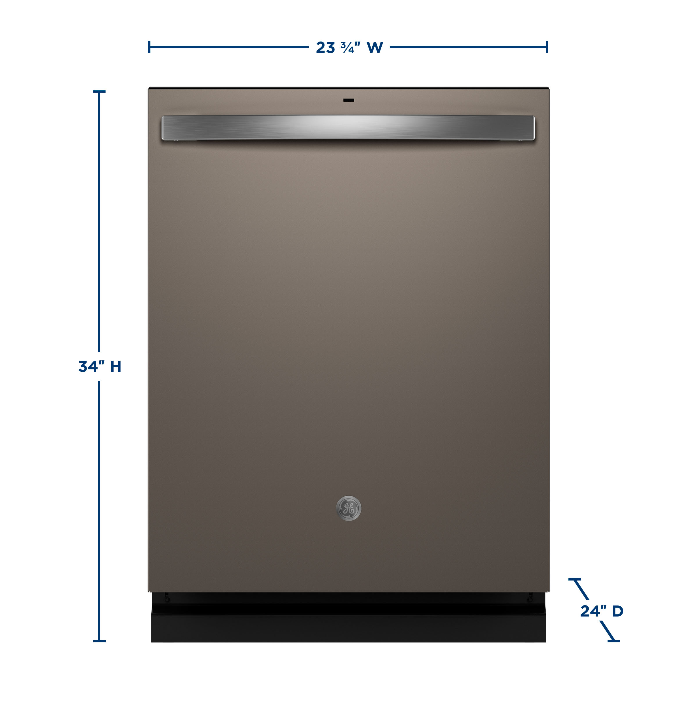 Model: GDT650SMVES | GE GE® ENERGY STAR® Fingerprint Resistant Top Control with Stainless Steel Interior Dishwasher with Sanitize Cycle