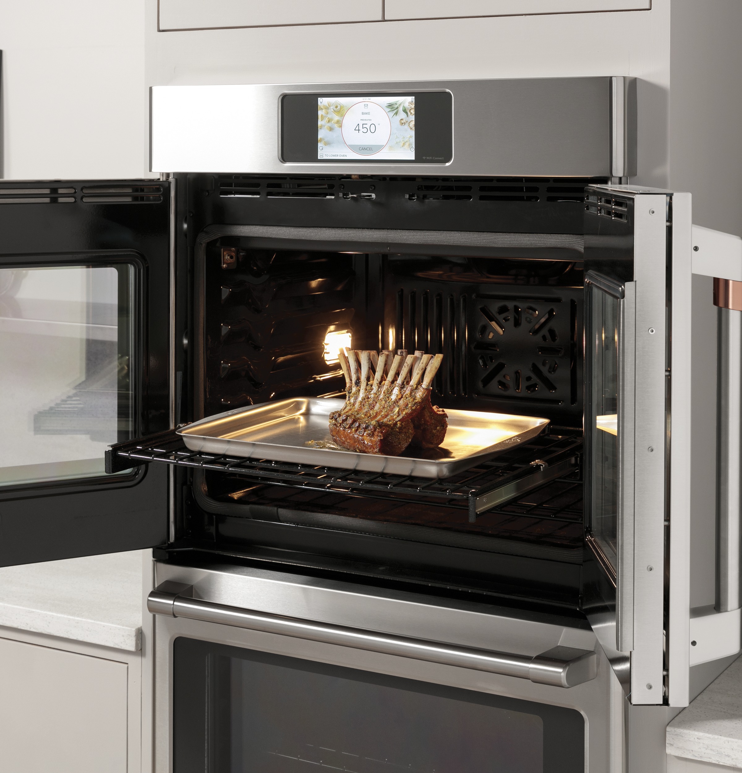 Model: CTD90FP3ND1 | Cafe Café™ Professional Series 30" Smart Built-In Convection French-Door Double Wall Oven