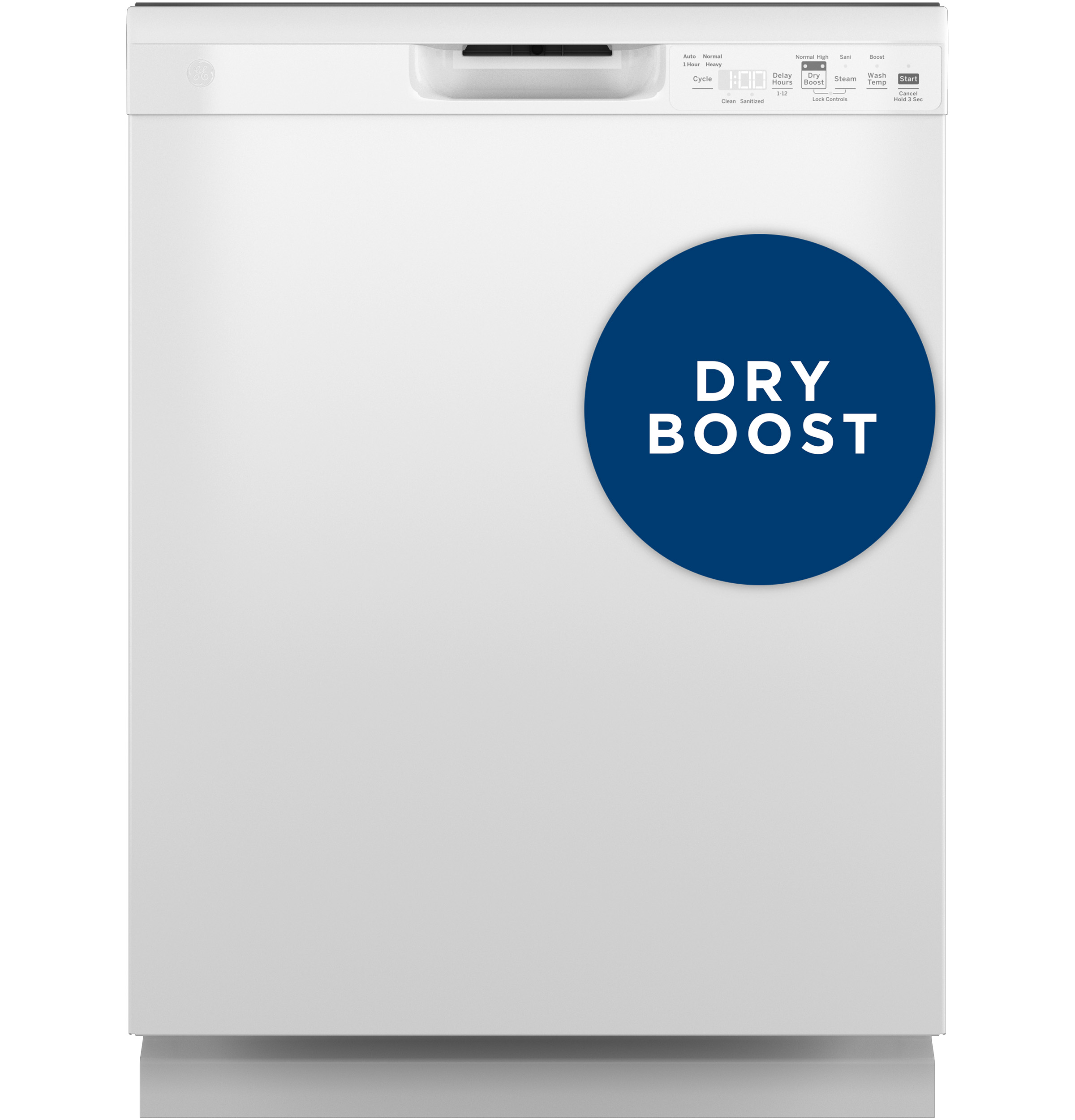 GE® ENERGY STAR® Front Control with Plastic Interior Dishwasher with Sanitize Cycle & Dry Boost