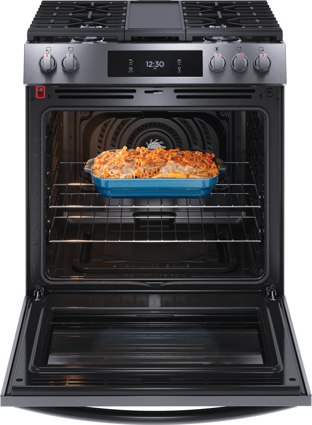 Model: GCFG3060BD - S/D  | Frigidaire Gallery 30" Front Control Gas Range with Total Convection