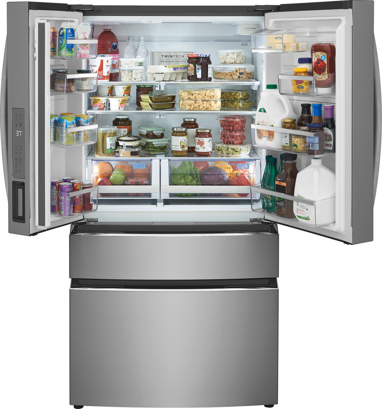Model: GRMG2272CF | Frigidaire Gallery 22 Cu. Ft. Counter-Depth 4-Door French Door Refrigerator