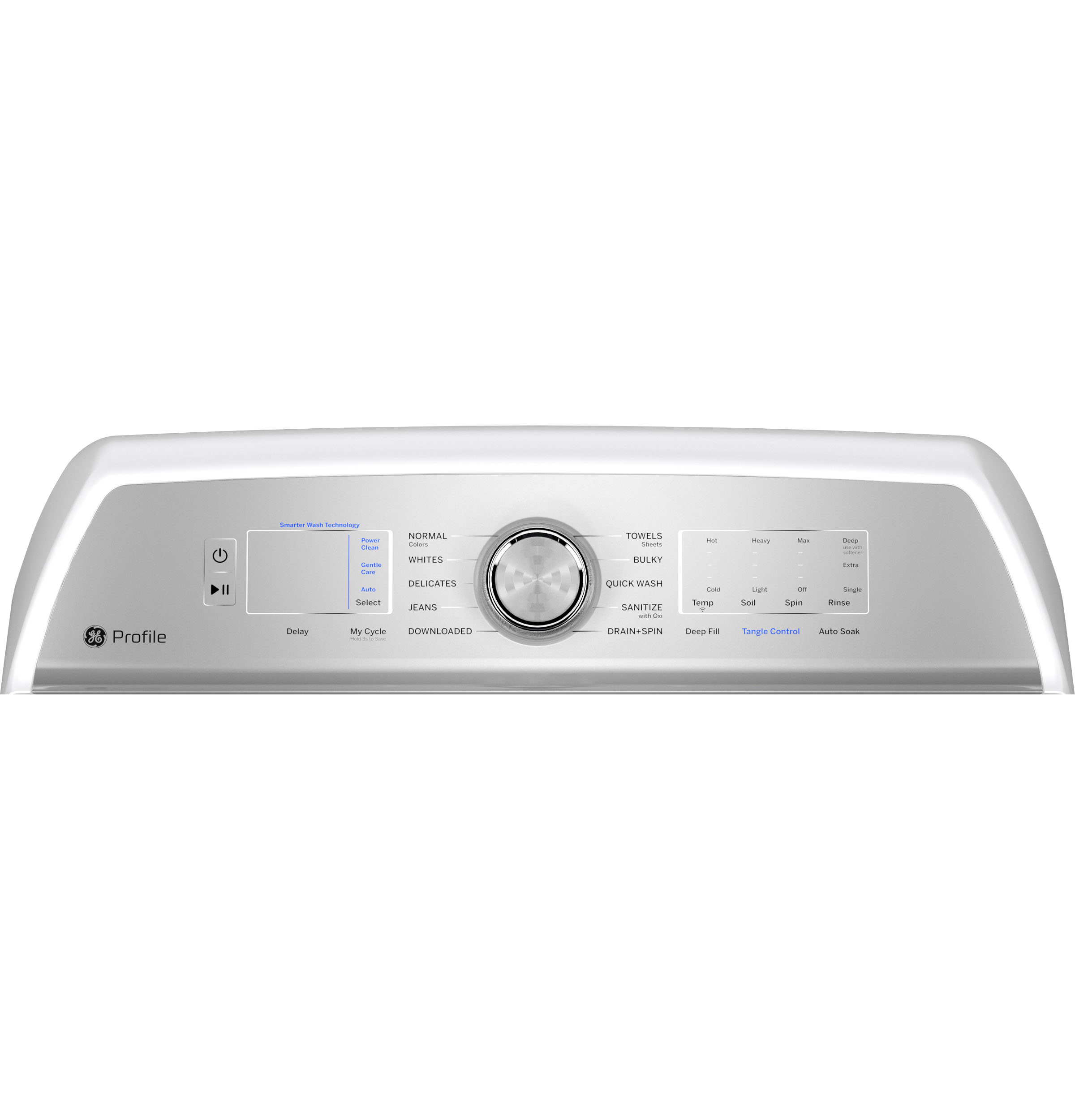 Model: PTW600BSRWS | GE Profile GE Profile™ ENERGY STAR® 5.0  cu. ft. Capacity Washer with Smarter Wash Technology and FlexDispense™
