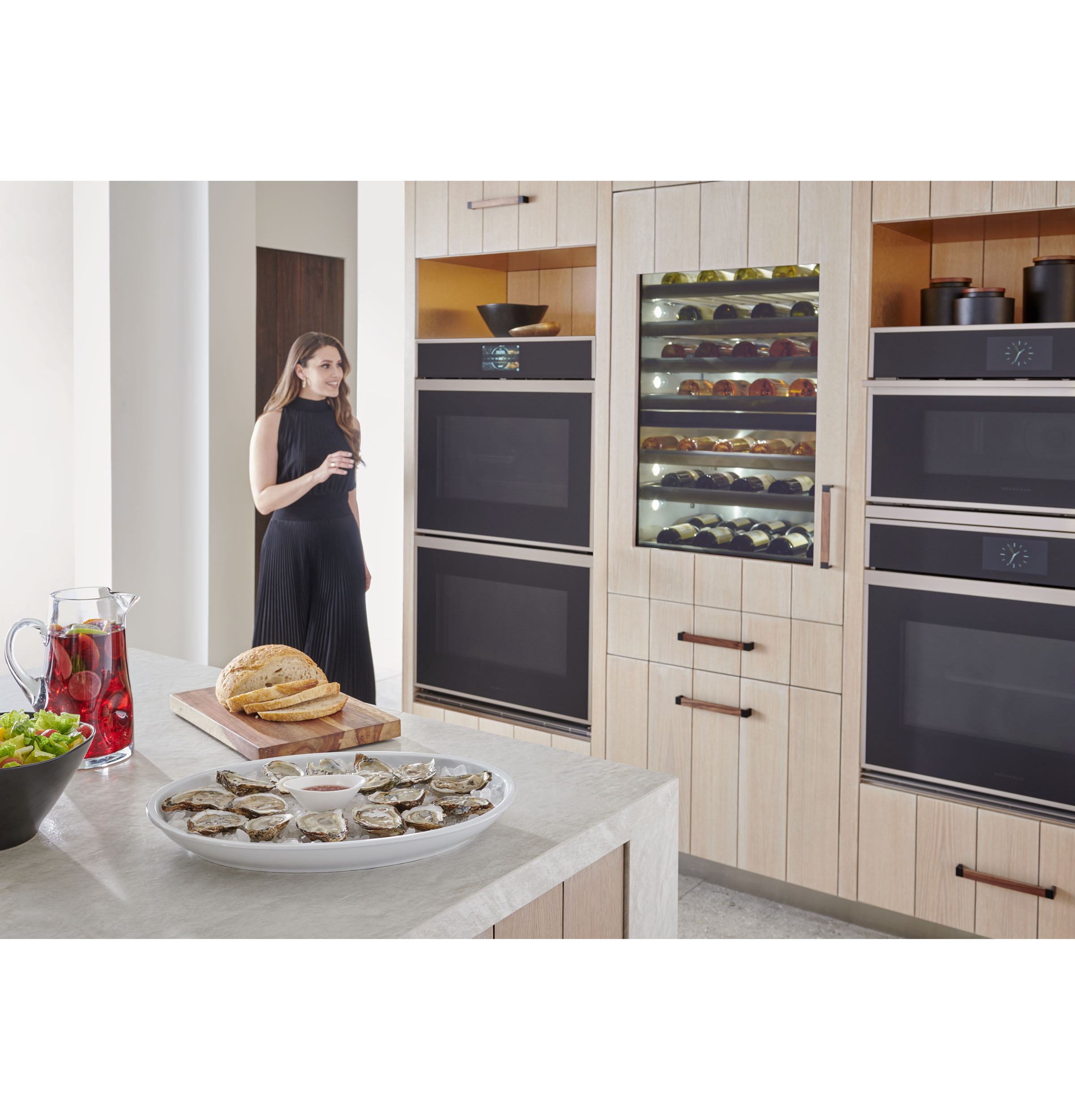 Model: ZTDX1DSSNSS | Monogram Monogram 30" Minimalist Double Wall Oven
