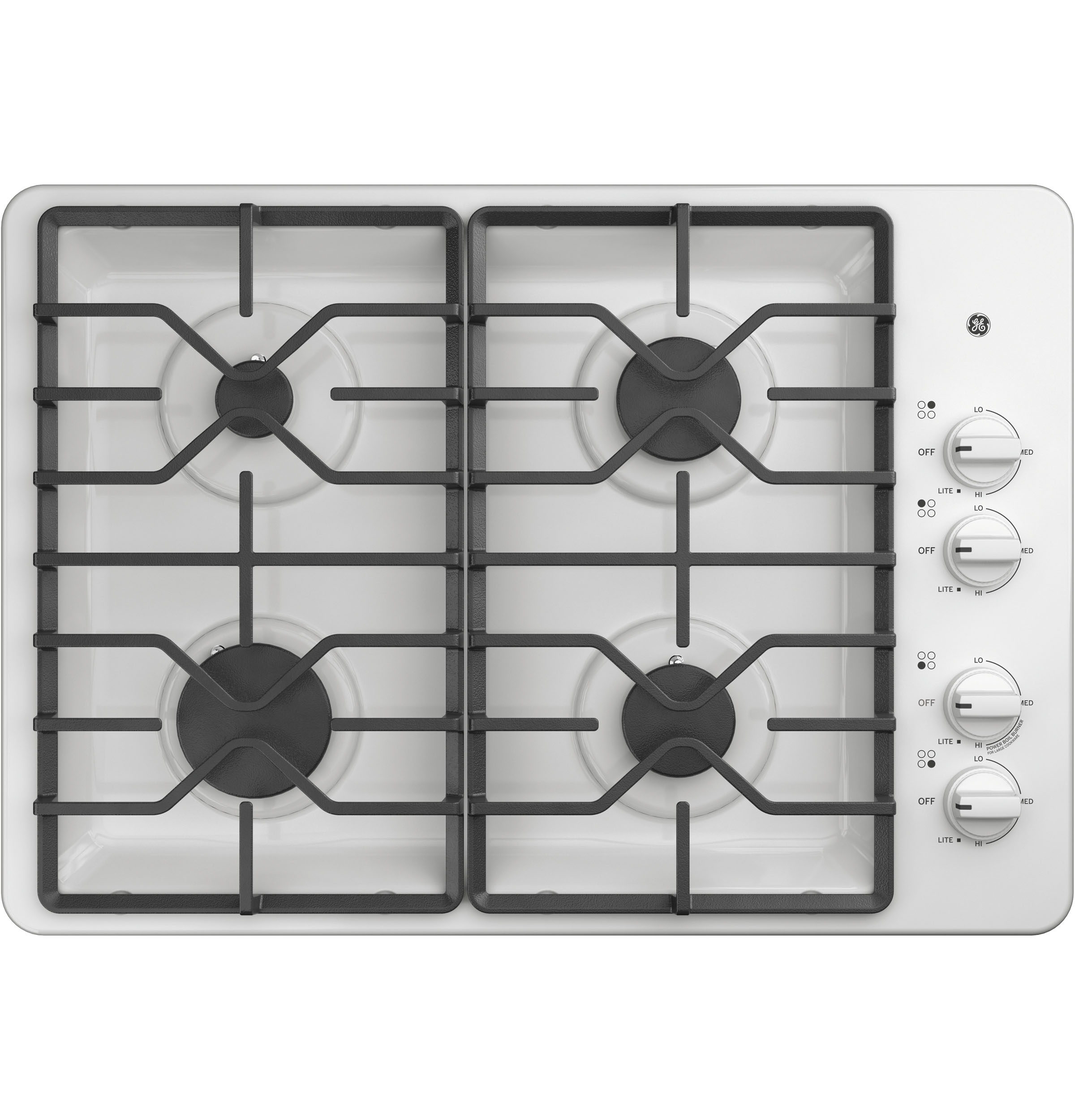 GE GE® 30" Built-In Gas Cooktop with Dishwasher-Safe Grates