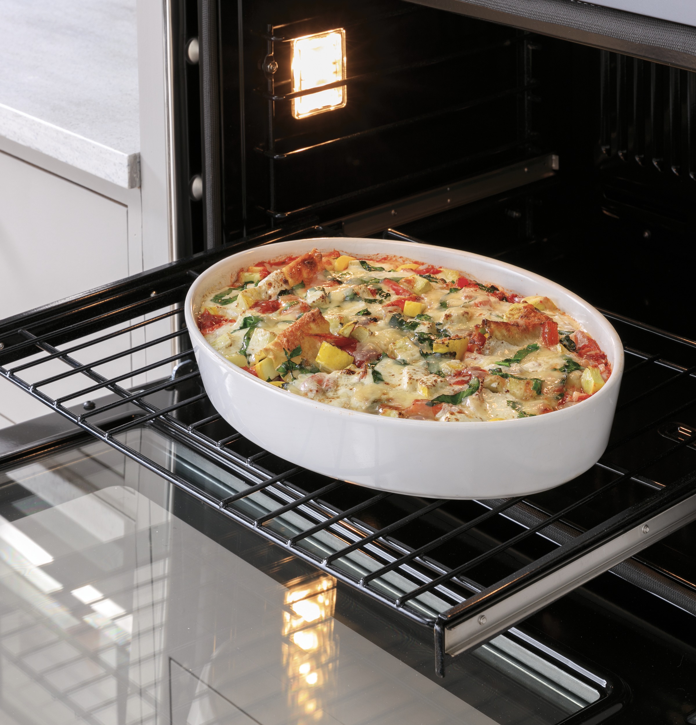 Model: CTC912P2NS1 | Cafe Café™ 30 in. Combination Double Wall Oven with Convection and Advantium® Technology