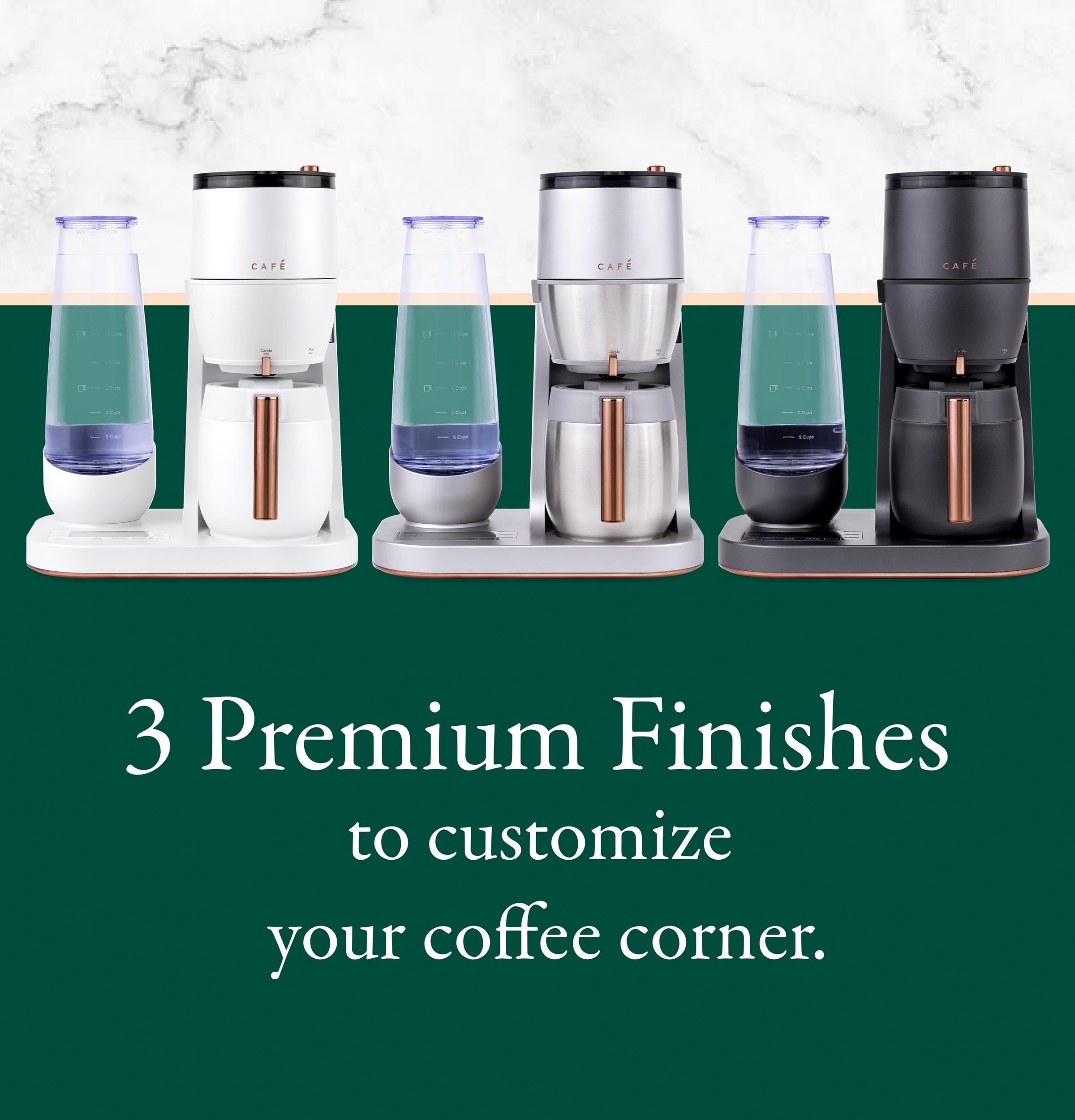 Model: C7CGAAS2TS3 | Cafe Café™ Specialty Grind and Brew Coffee Maker with Thermal Carafe