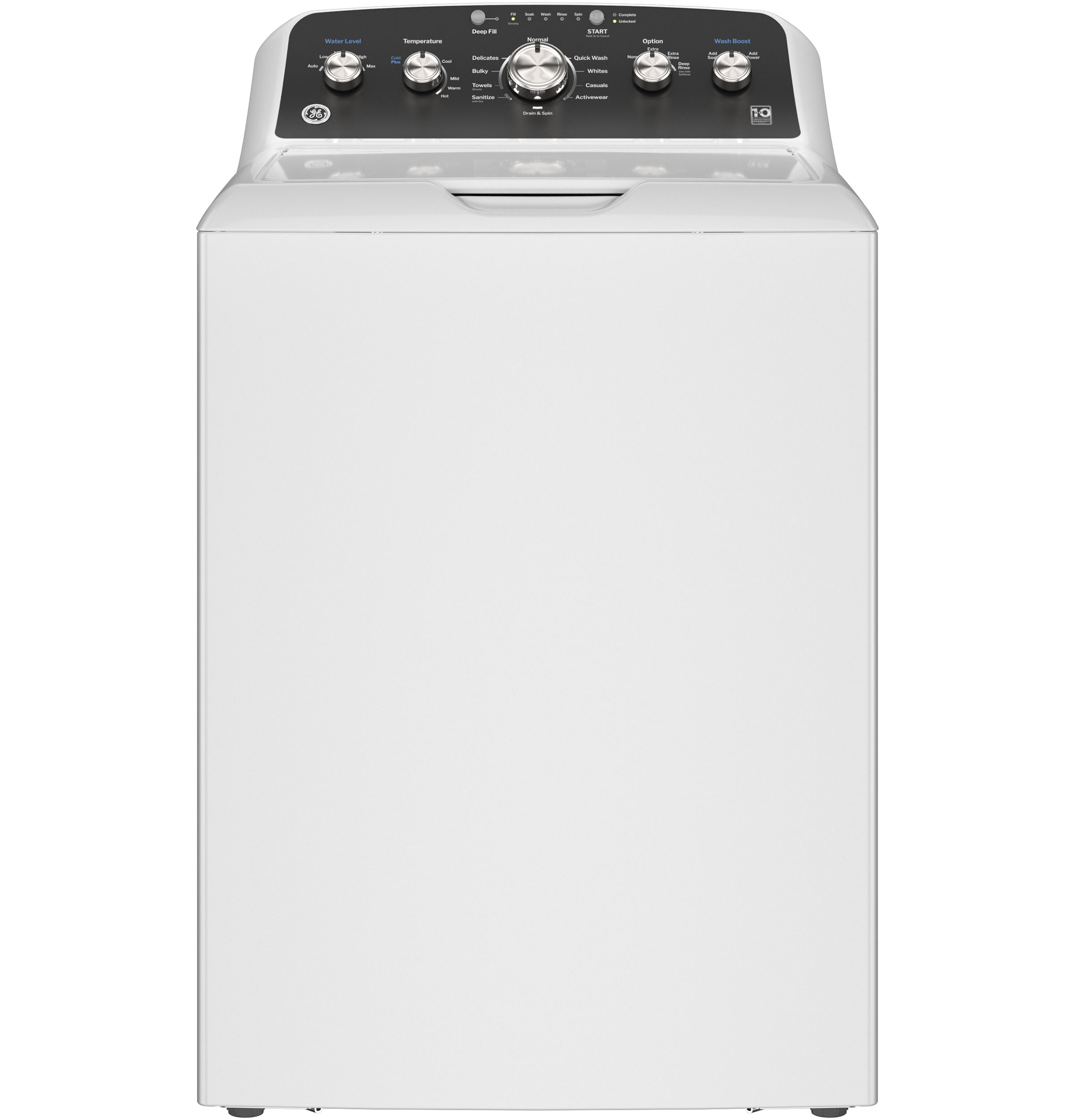 GE GE® 4.5 cu. ft. Capacity Washer with Stainless Steel Basket, Cold Plus and Wash Boost?