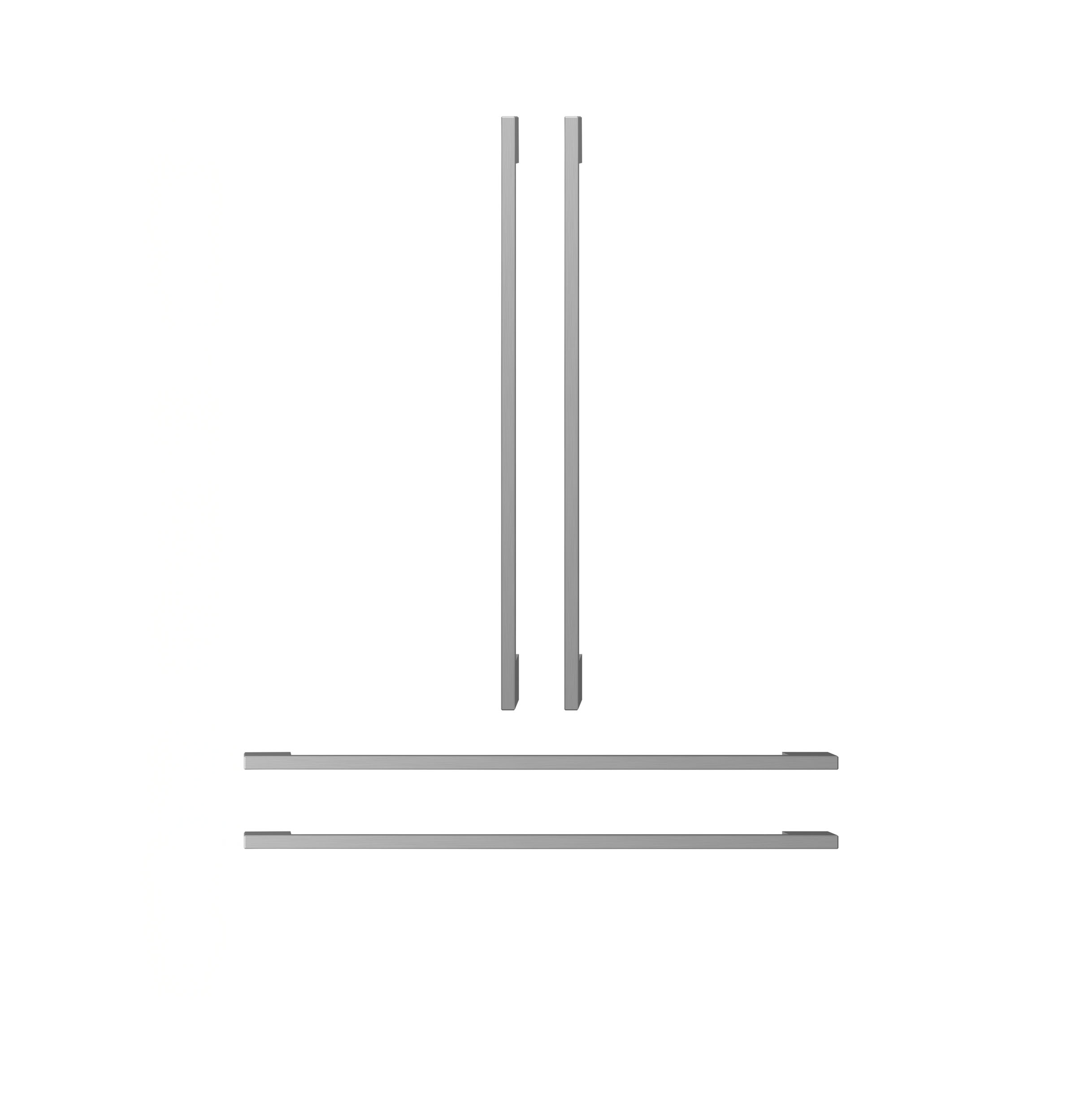 Model: ZKSB4H4CVSS | Monogram Monogram Fully Integrated FDBF - Minimalist Handle Kit - 4 Handles