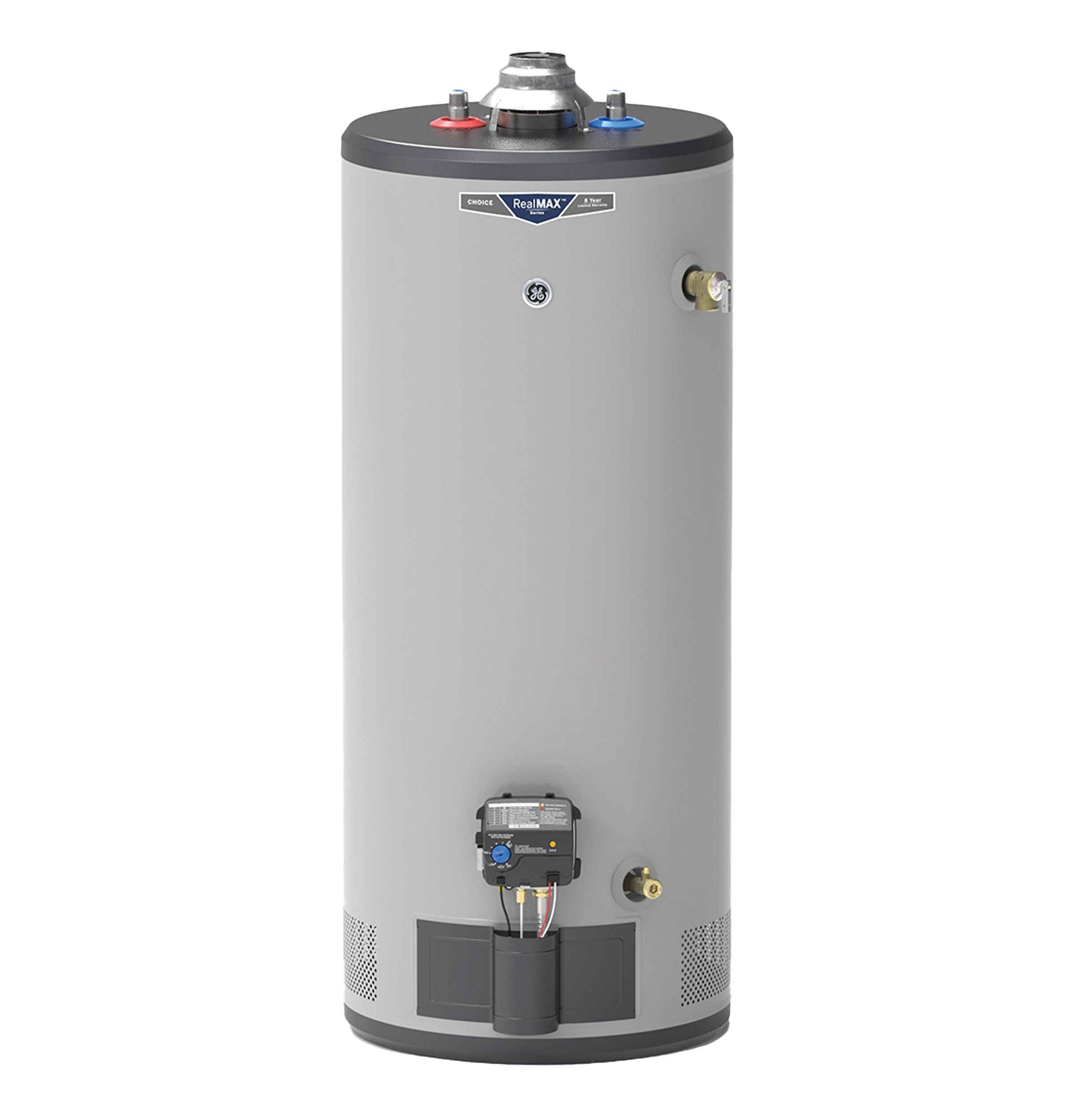 Model: GP30S08BXR | GE GE RealMAX Choice 30-Gallon Short Liquid Propane Atmospheric Water Heater