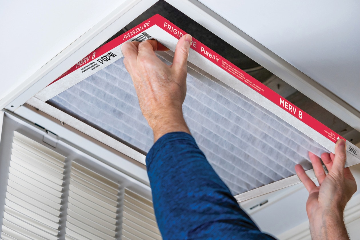 Model: HVAC1420116 | Frigidaire PureAir® 14" x 20" x 1" MERV 11 Premium Allergen Air Filter - 6 Pack