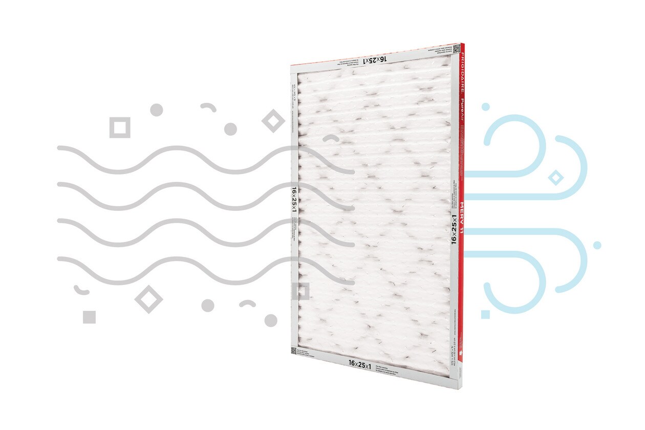 Model: HVAC1420116 | Frigidaire PureAir® 14" x 20" x 1" MERV 11 Premium Allergen Air Filter - 6 Pack