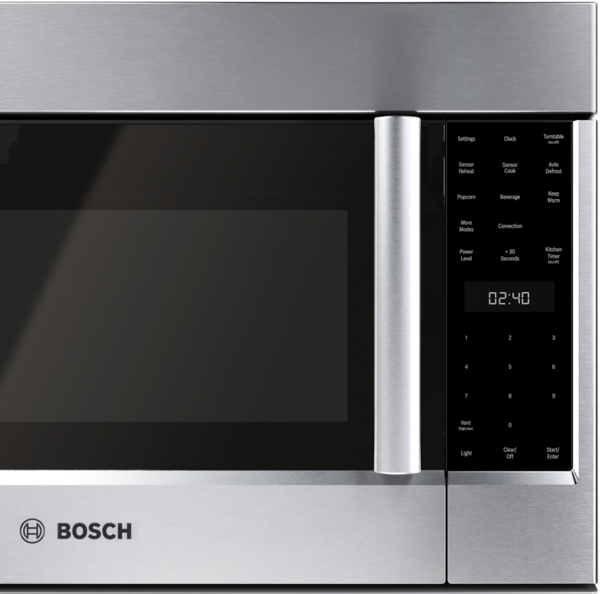 Bosch HMV8054U 800 Series, OverTheRange Microwave, 30'', Left