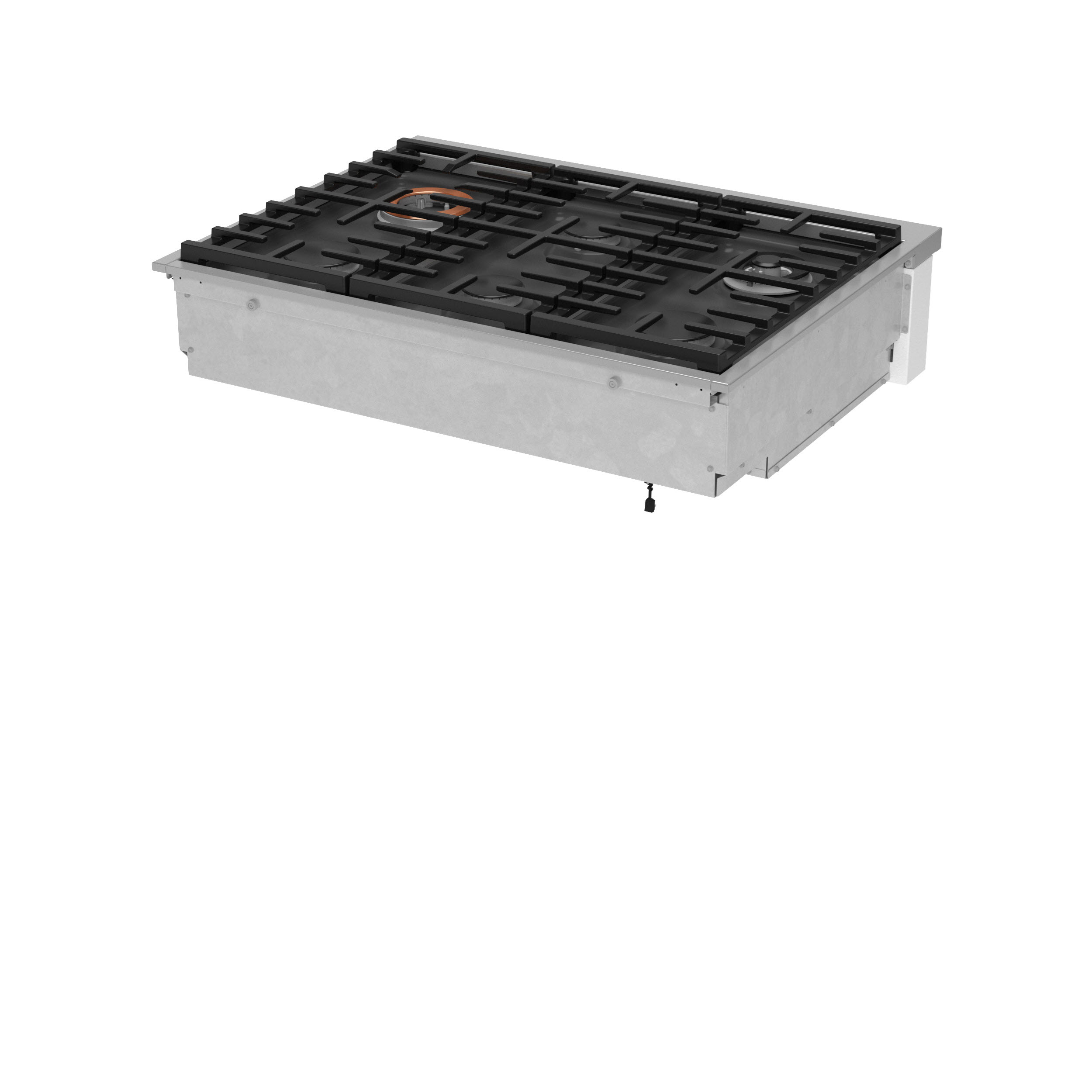 Model: CGU366P4TW2 | Cafe Café™ 36" Commercial-Style Gas Rangetop with 6 Burners (Natural Gas)
