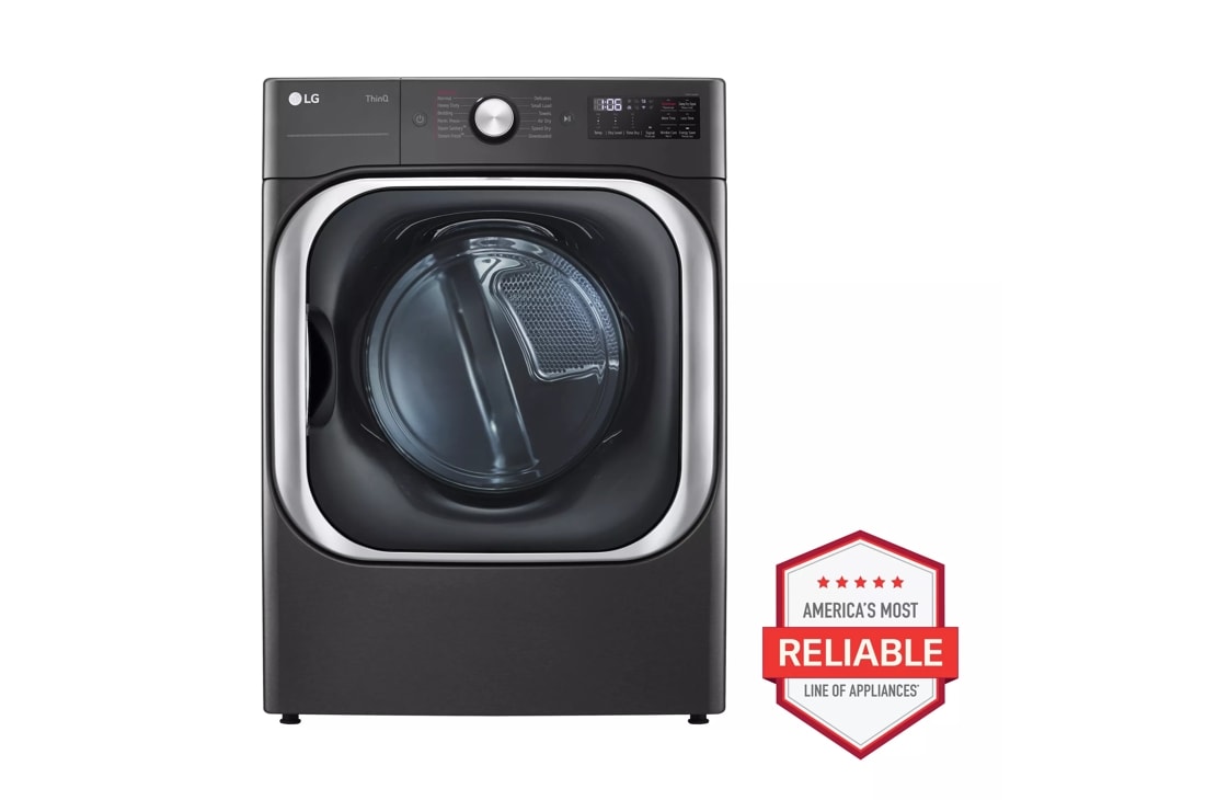 LG 9.0 cu. ft. Mega Capacity Smart wi-fi Enabled Front Load Gas Dryer with TurboSteam and Built-In Intelligence