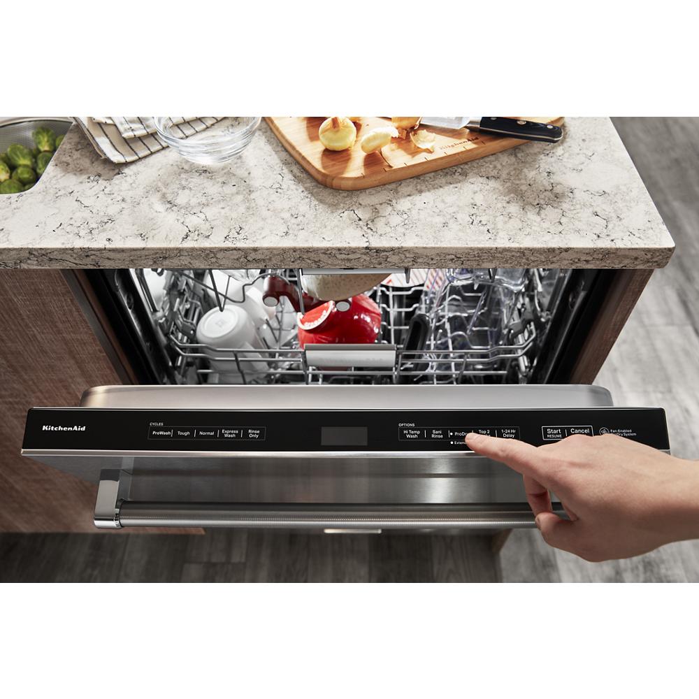 Model: KDTM804KPS | KitchenAid 360° Max Jets™ Third Rack Dishwasher with Stainless Steel Third Rack Wash Jets, 44 dBA