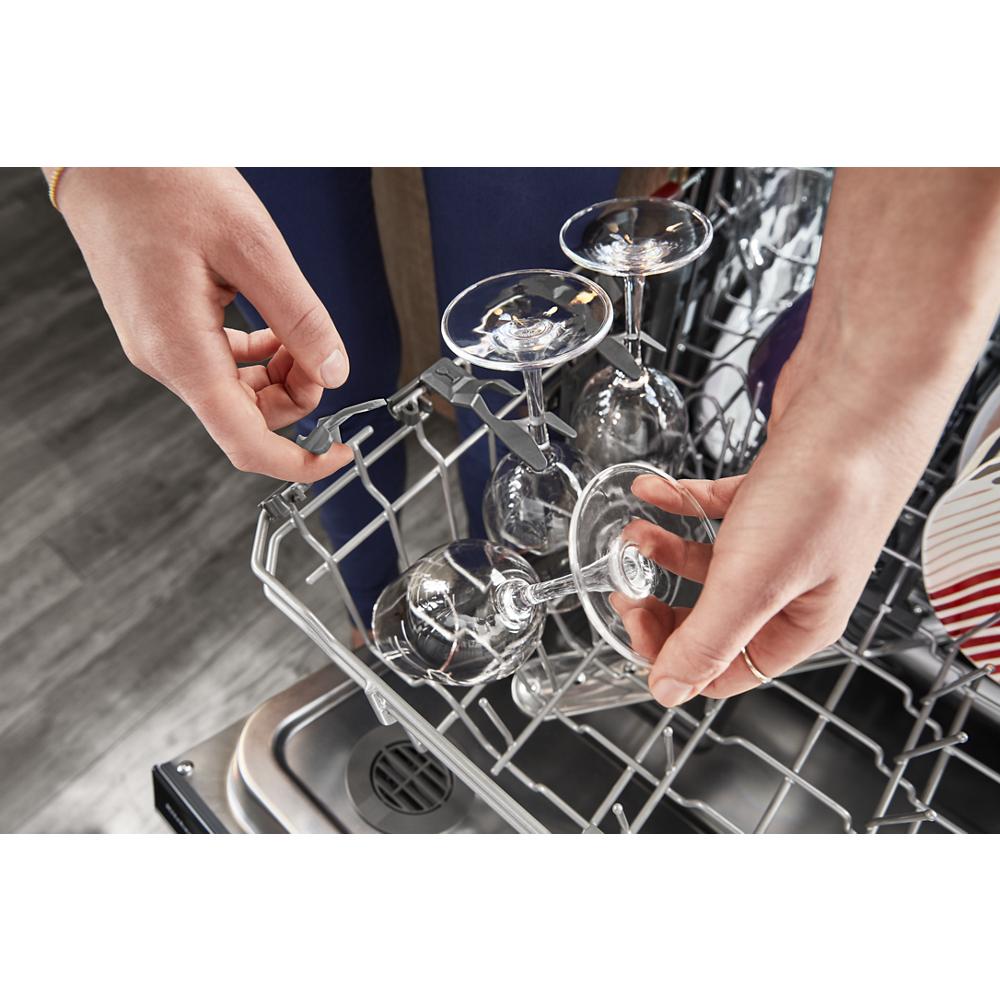 Model: KDTM804KPS | KitchenAid 360° Max Jets™ Third Rack Dishwasher with Stainless Steel Third Rack Wash Jets, 44 dBA