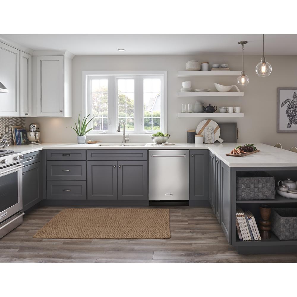 Model: KDTM804KPS | KitchenAid 360° Max Jets™ Third Rack Dishwasher with Stainless Steel Third Rack Wash Jets, 44 dBA