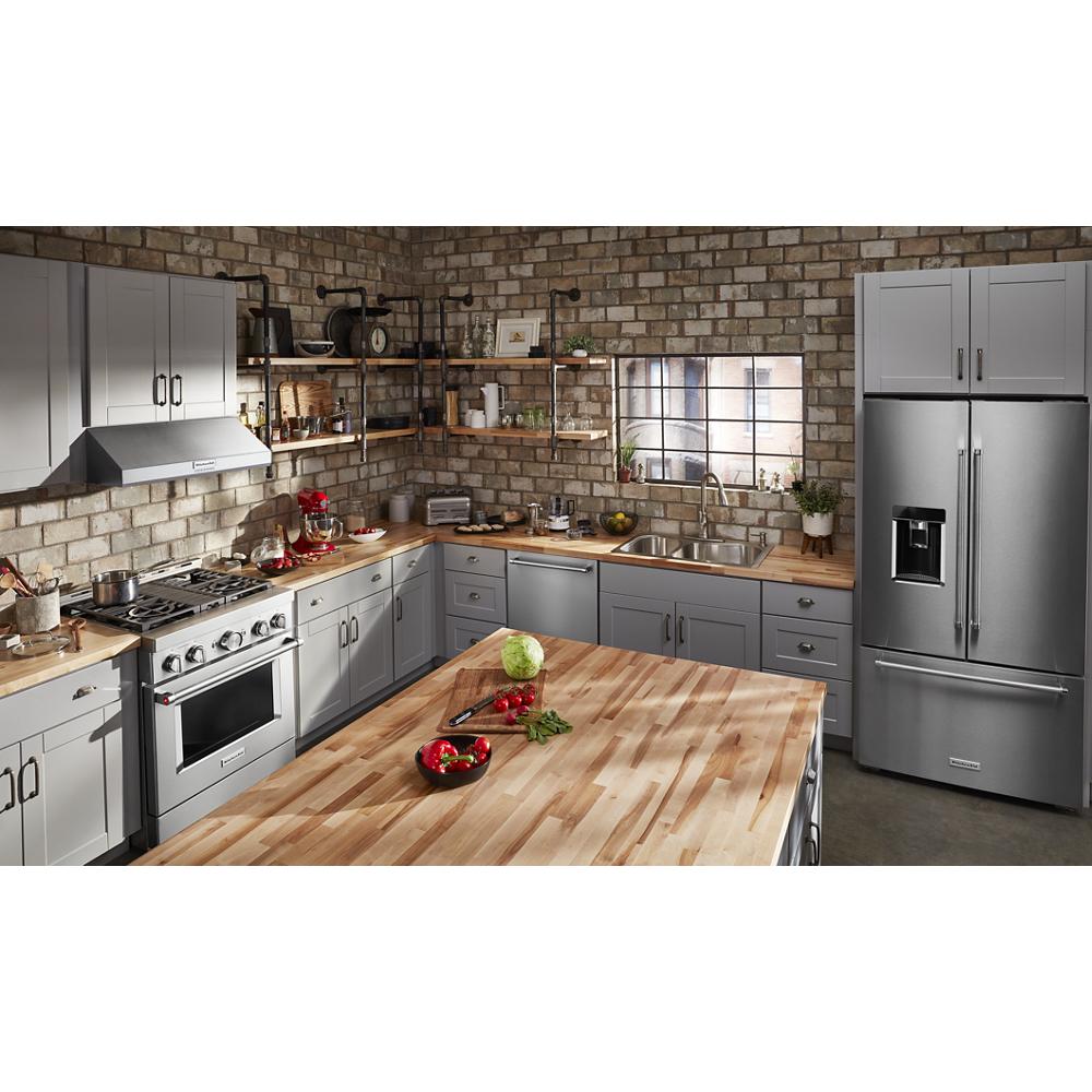 Model: KDTM804KPS | KitchenAid 360° Max Jets™ Third Rack Dishwasher with Stainless Steel Third Rack Wash Jets, 44 dBA