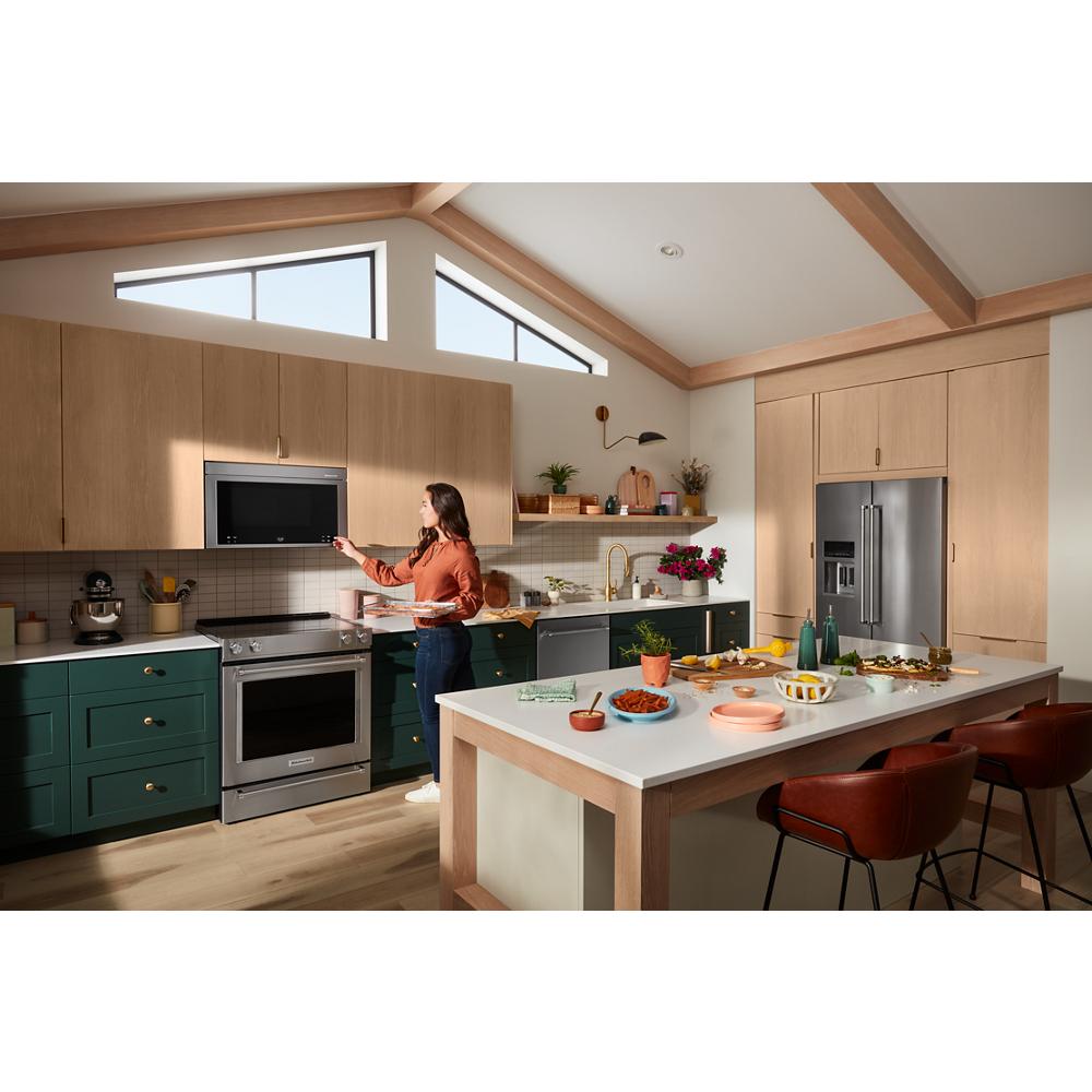 Model: KDTM804KPS | KitchenAid 360° Max Jets™ Third Rack Dishwasher with Stainless Steel Third Rack Wash Jets, 44 dBA