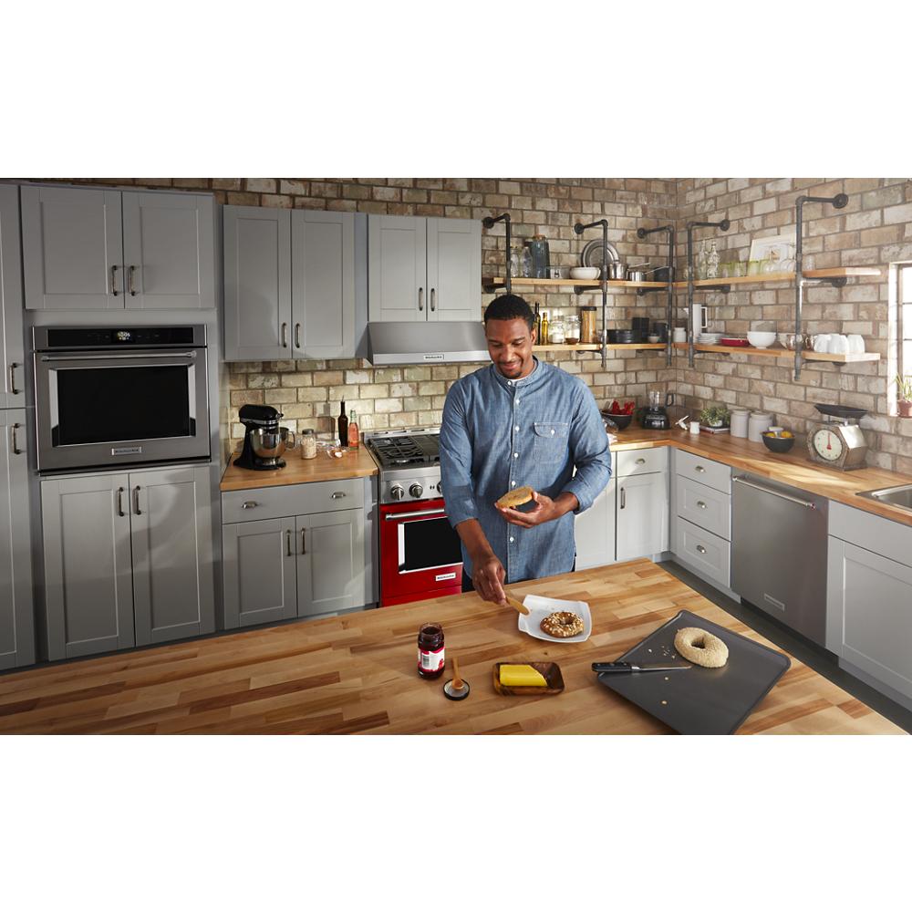 Model: KDTM804KPS | KitchenAid 360° Max Jets™ Third Rack Dishwasher with Stainless Steel Third Rack Wash Jets, 44 dBA