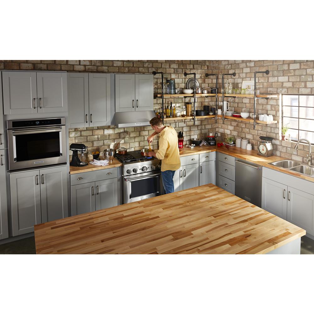 Model: KDTM804KPS | KitchenAid 360° Max Jets™ Third Rack Dishwasher with Stainless Steel Third Rack Wash Jets, 44 dBA