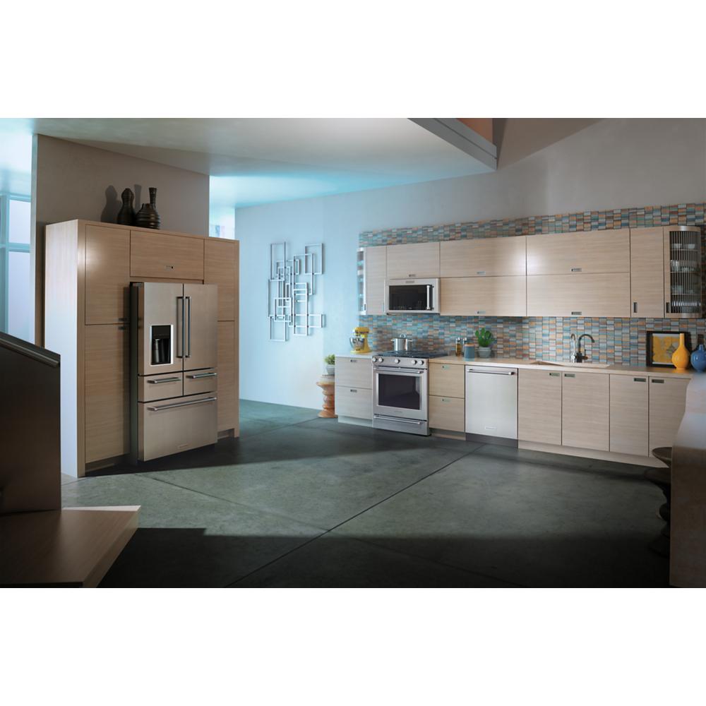 Model: KSDB900ESS - S/D  | KitchenAid 30-Inch 5-Burner Dual Fuel Convection Slide-In Range with Baking Drawer