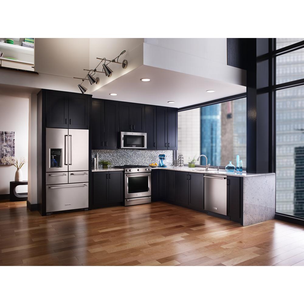 Model: KSDB900ESS - S/D  | KitchenAid 30-Inch 5-Burner Dual Fuel Convection Slide-In Range with Baking Drawer
