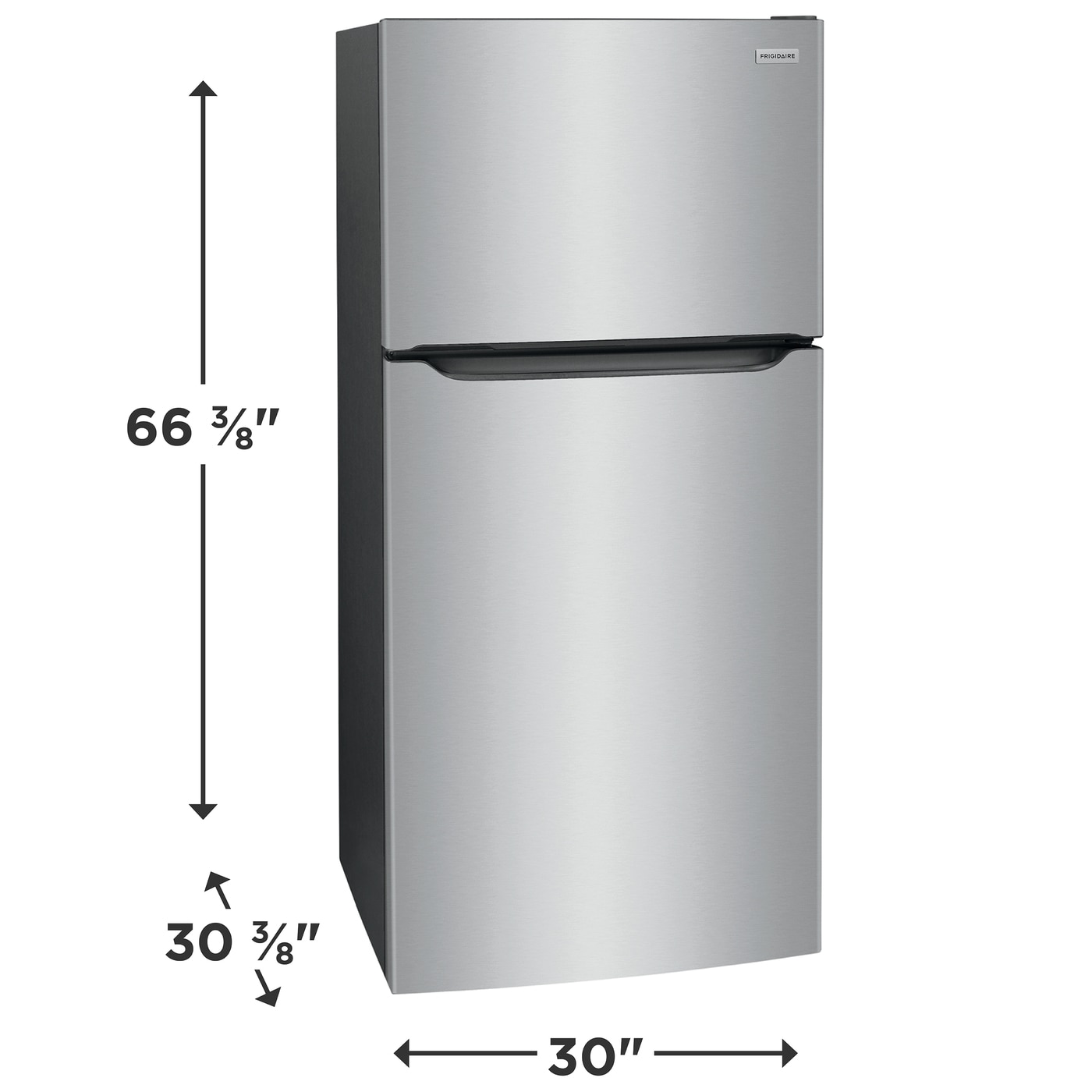 Model: FFTR1835VS | Frigidaire 18 Cu. Ft. Garage Ready Top Freezer Refrigerator