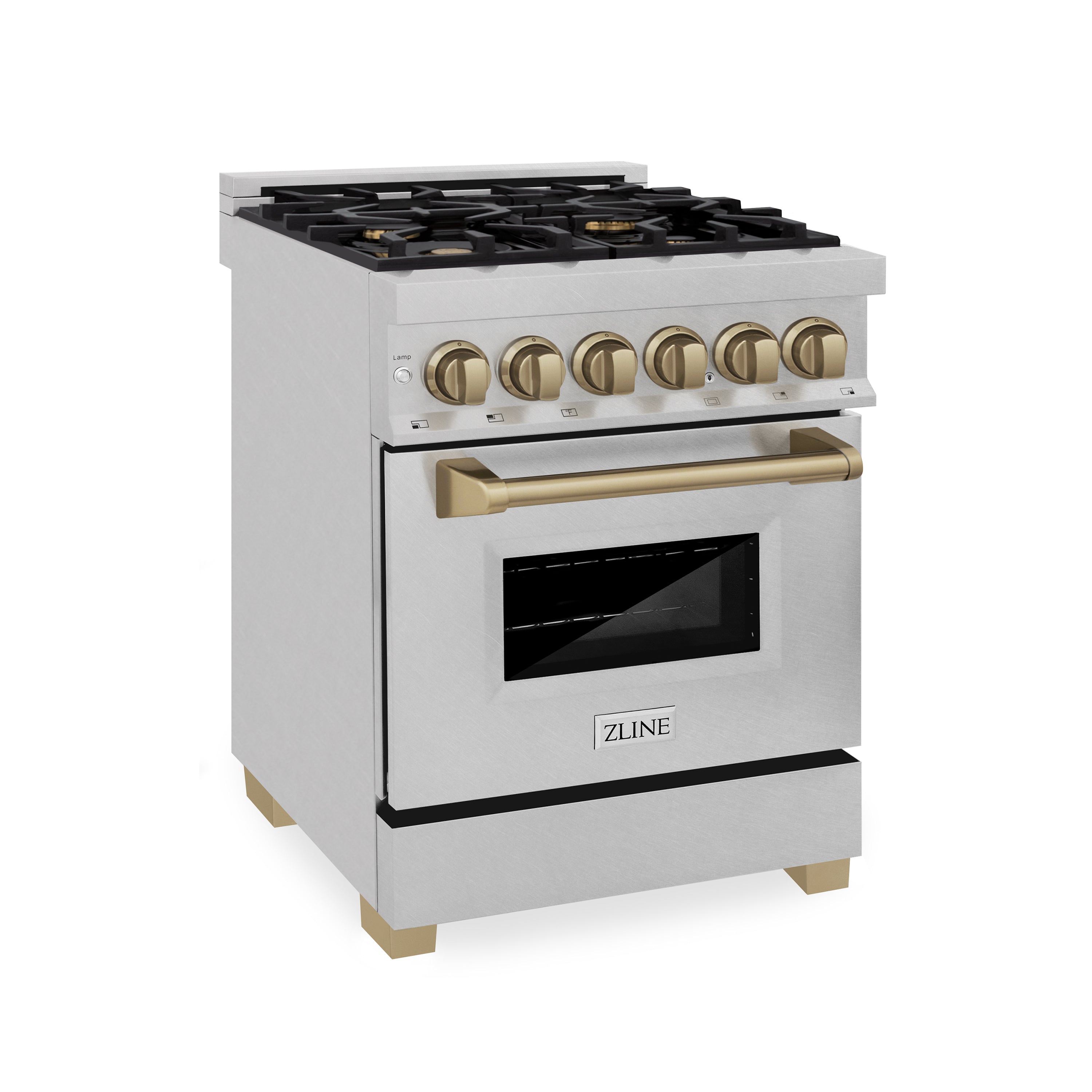Model: RASZ-SN-24-MB | ZLINE 24" 2.8 cu. ft. Dual Fuel Range with Gas Stove and Electric Oven