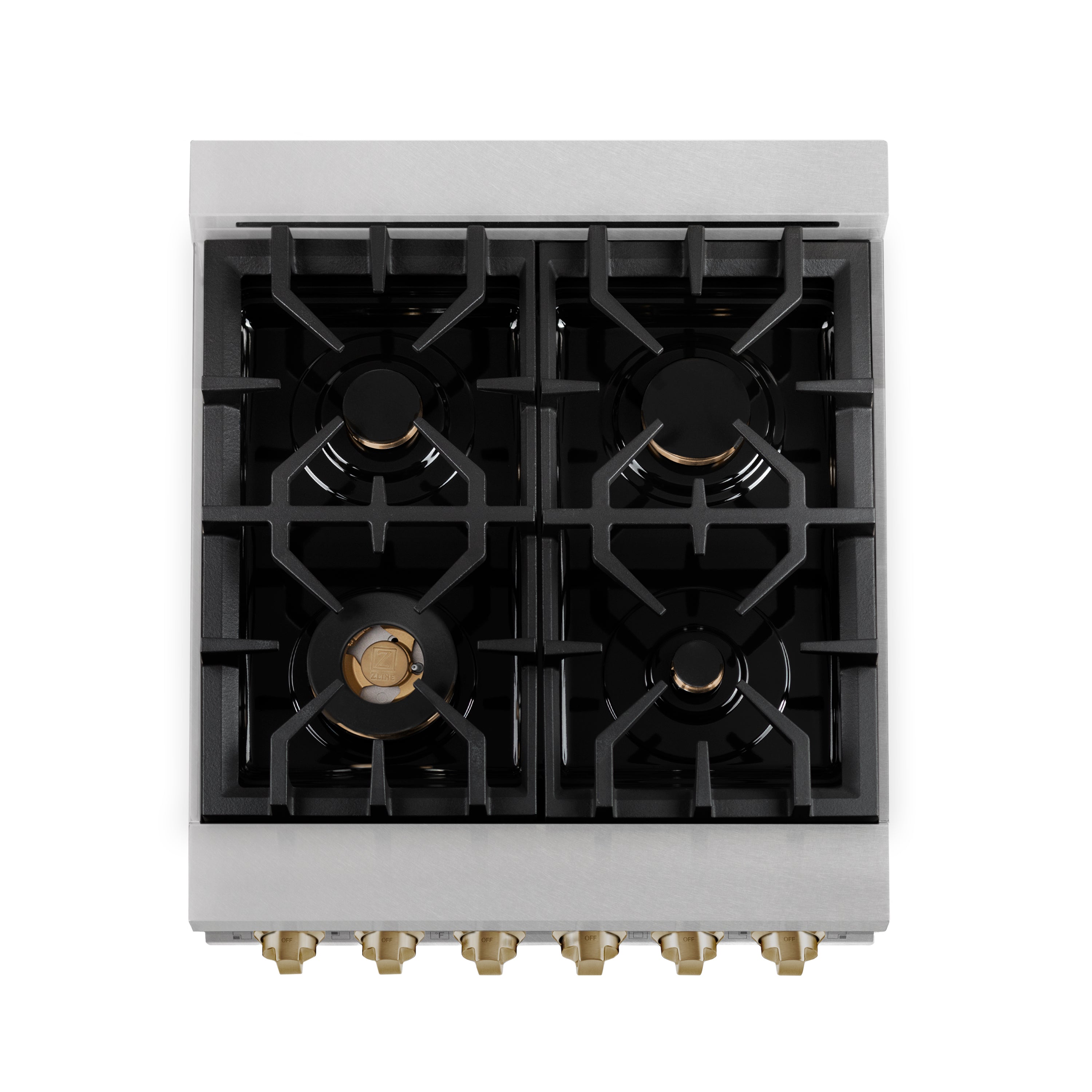 Model: RASZ-SN-24-MB | ZLINE 24" 2.8 cu. ft. Dual Fuel Range with Gas Stove and Electric Oven