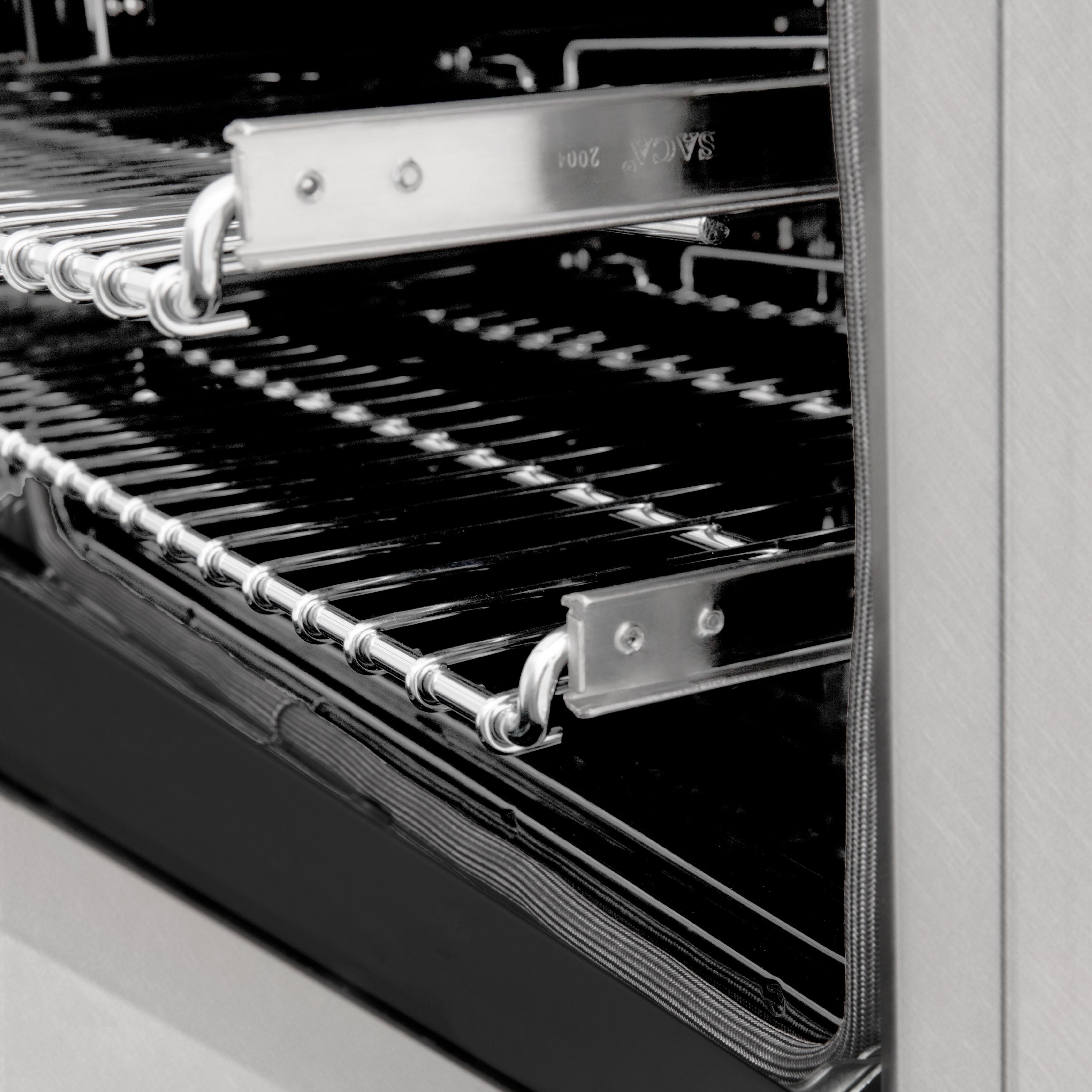Model: RASZ-SN-24-MB | ZLINE 24" 2.8 cu. ft. Dual Fuel Range with Gas Stove and Electric Oven