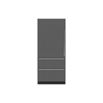 Model: DET3650RID/R | Sub-Zero 36" Designer Over-and-Under Refrigerator Internal Dispenser - Panel Ready