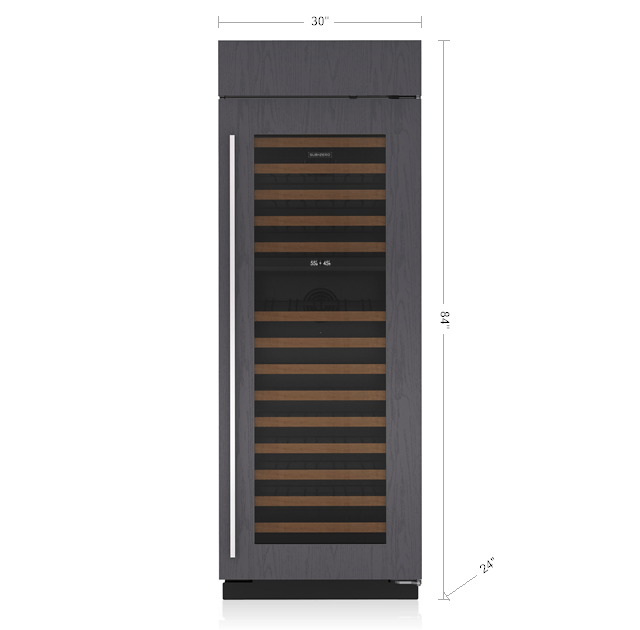 Model: CL3050W/O/L | Sub-Zero 30" Classic Wine Storage - Panel Ready