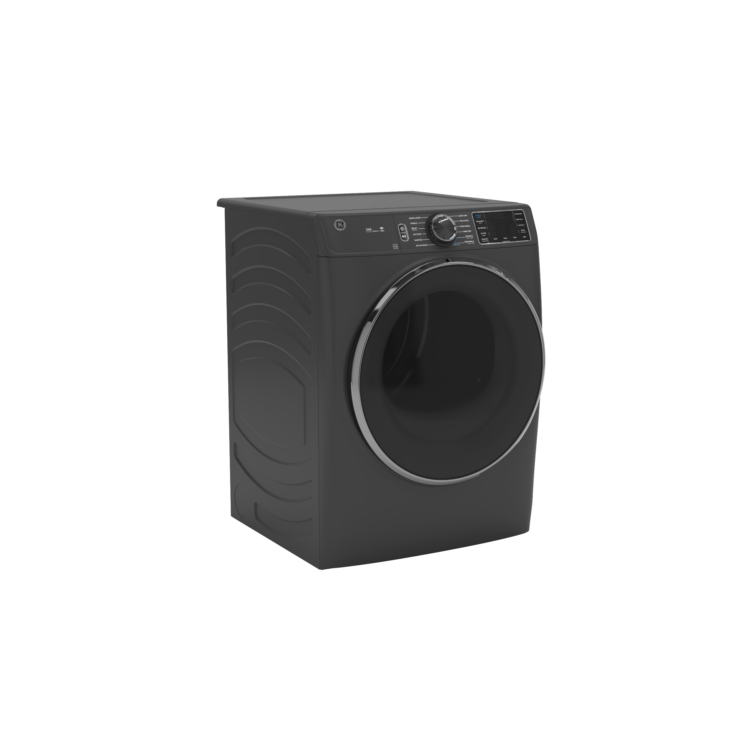 Model: GFD65GSPVDS | GE GE® ENERGY STAR® 7.8 cu. ft. Capacity Smart Front Load Gas Dryer with Steam and Sanitize Cycle