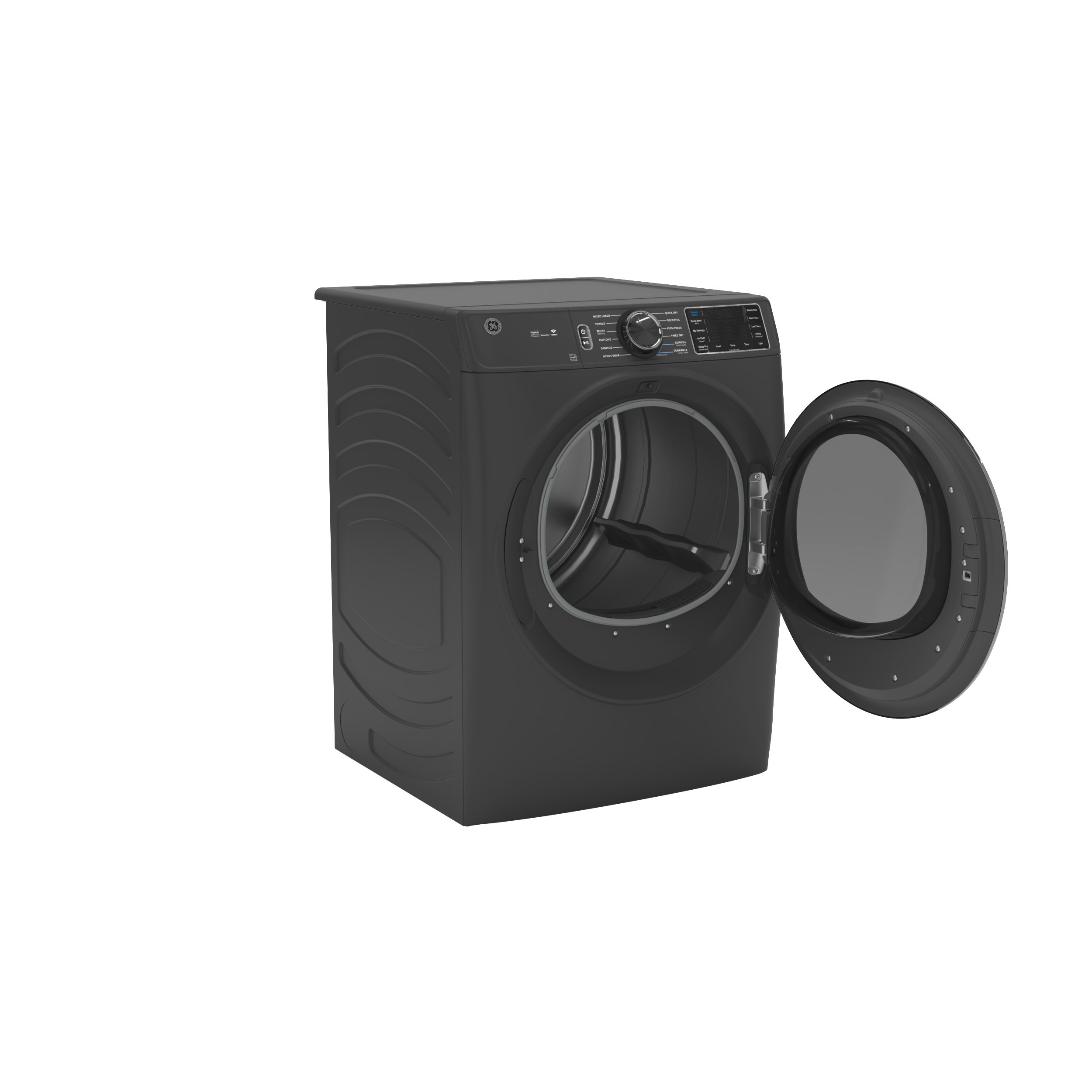 Model: GFD65GSPVDS | GE GE® ENERGY STAR® 7.8 cu. ft. Capacity Smart Front Load Gas Dryer with Steam and Sanitize Cycle