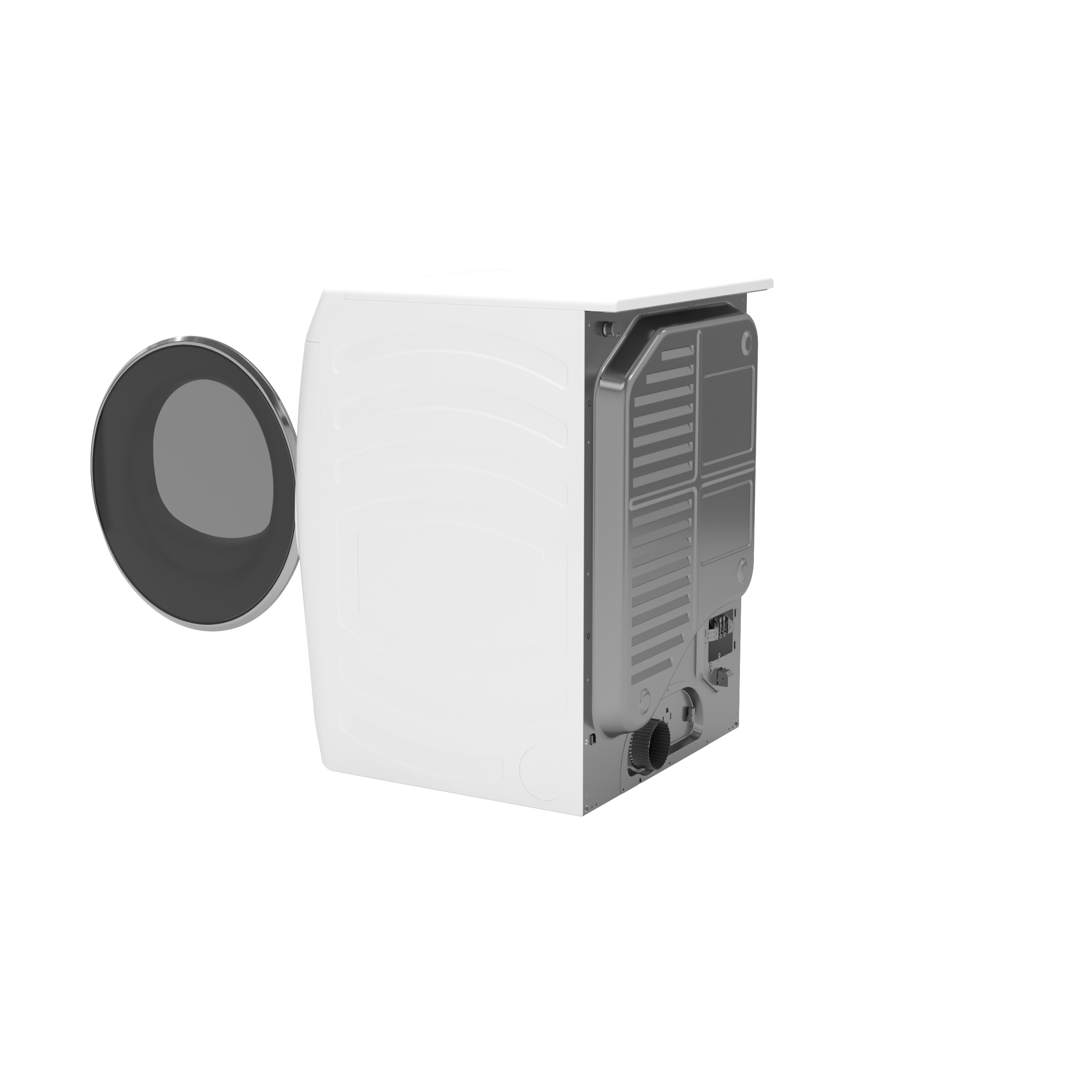 Model: GFD65ESSVWW | GE GE® ENERGY STAR® 7.8 cu. ft. Capacity Smart Front Load Electric Dryer with Steam and Sanitize Cycle