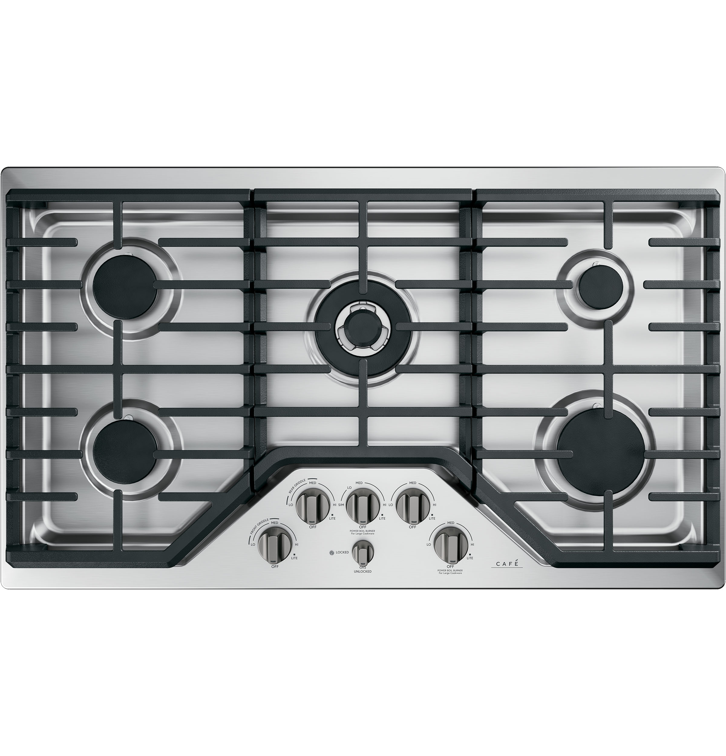 Model: CGP95362MS1 | Cafe Café™ 36" Gas Cooktop