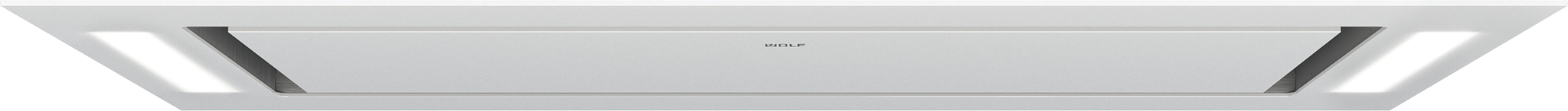 Model: VC36W | Wolf 36" Ceiling-Mounted Hood - White Glass