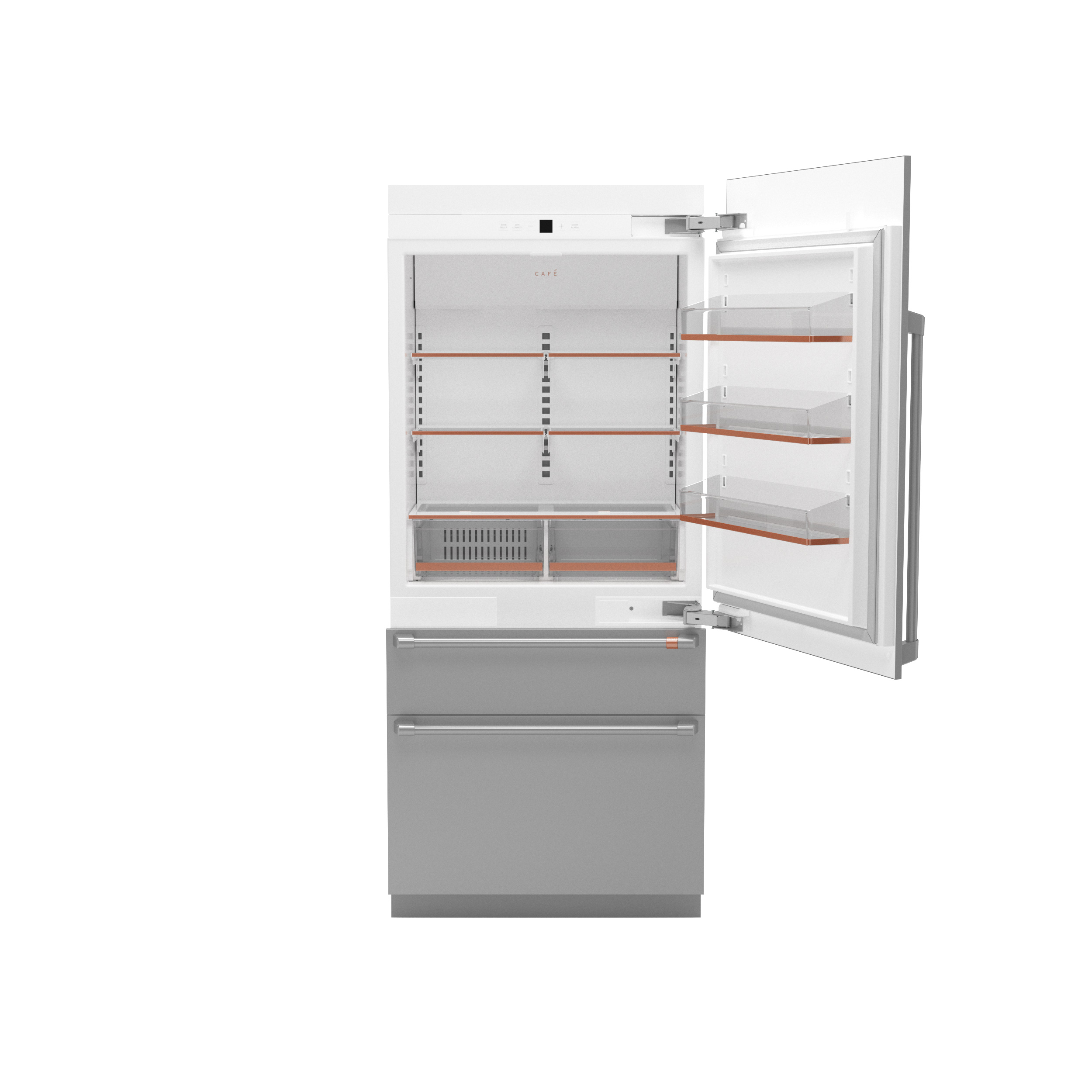 Model: CIC36RP2VS1 | Cafe Café™ 36" Integrated Bottom-Freezer Refrigerator