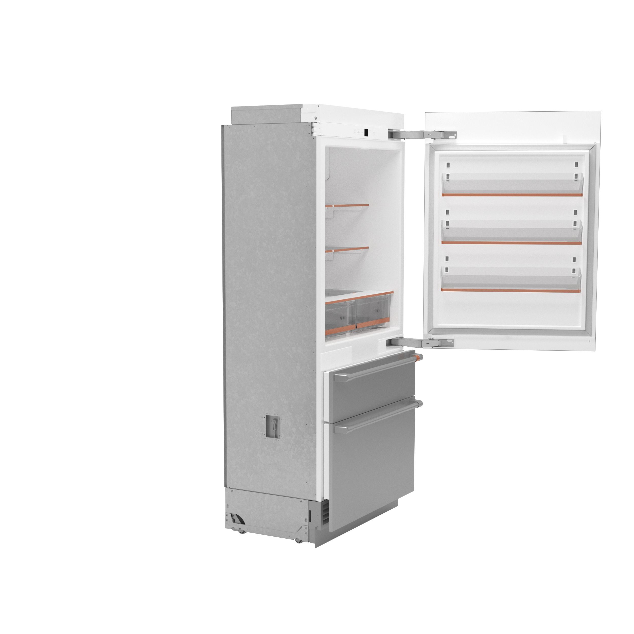 Model: CIC36RP2VS1 | Cafe Café™ 36" Integrated Bottom-Freezer Refrigerator